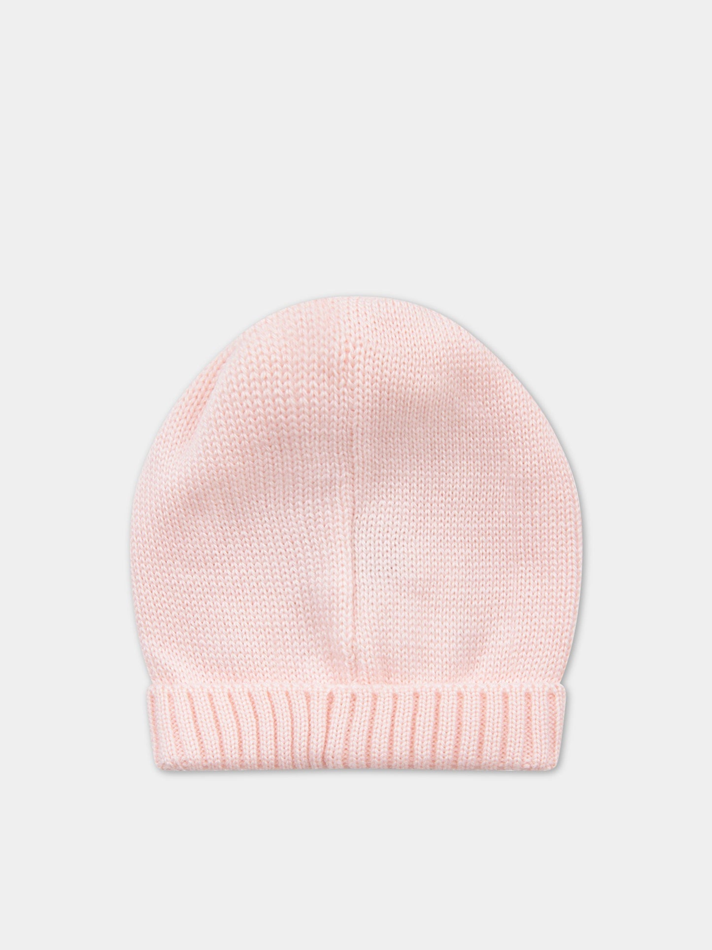 Cappello rosa per neonata con risvolto,Little Bear,8123 ROSA