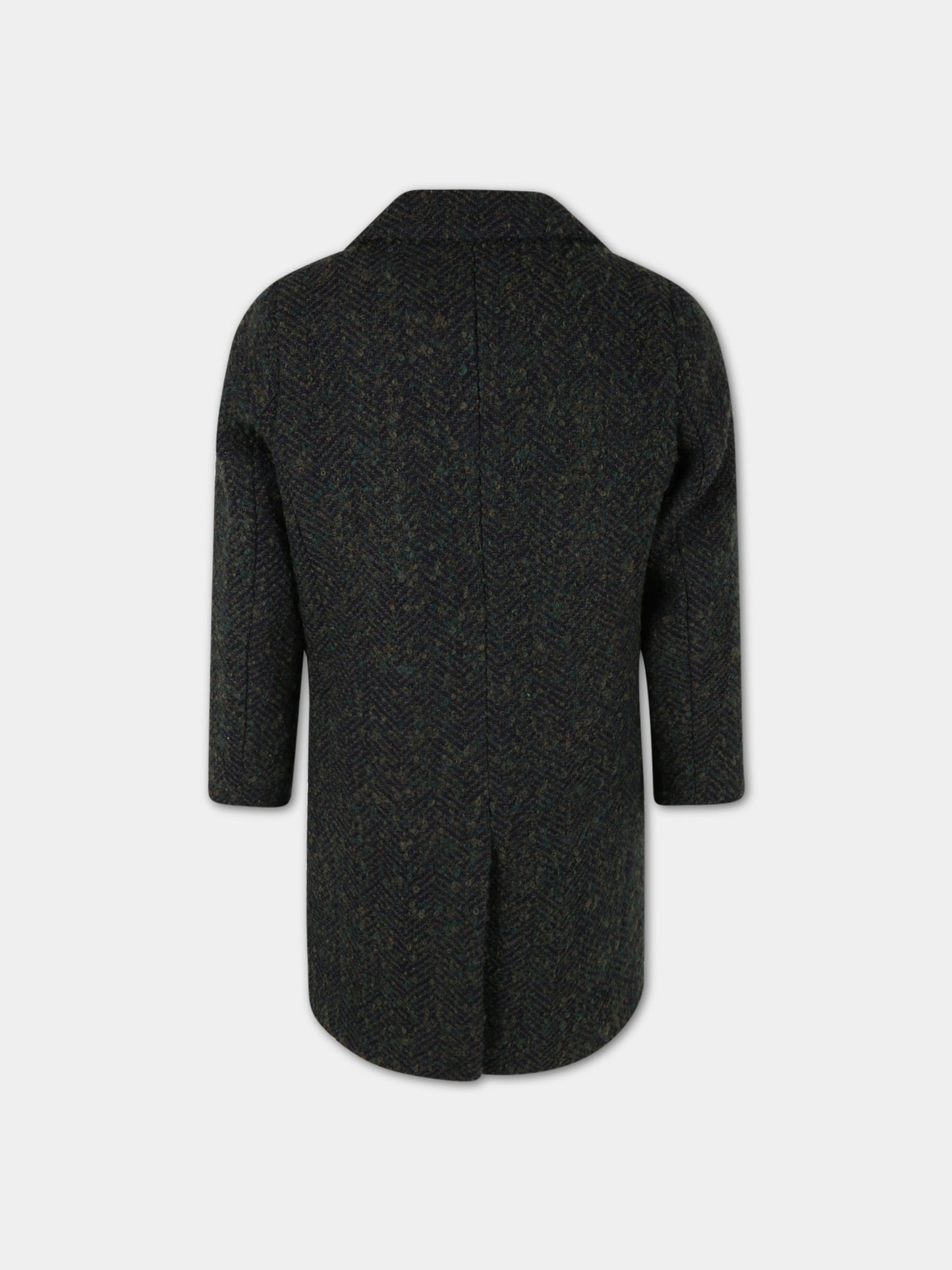 Cappotto verde per bambino con logo,Scotch&soda,163134 0217