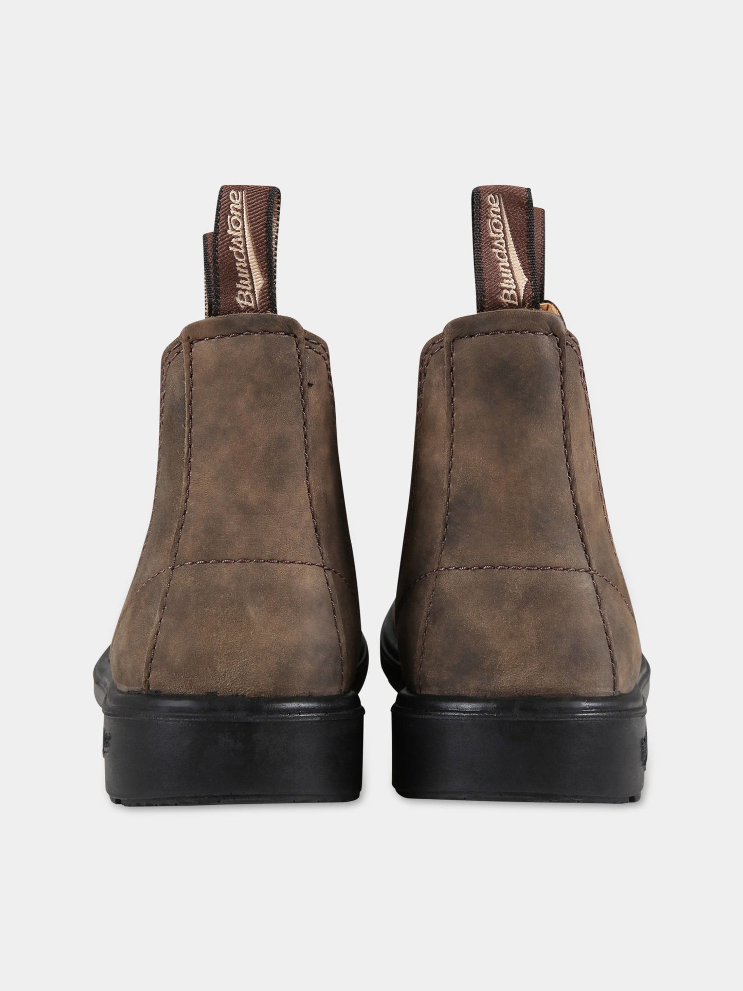 Stivali marroni per bambino con logo beige,Blundstone,212/222-565 BC