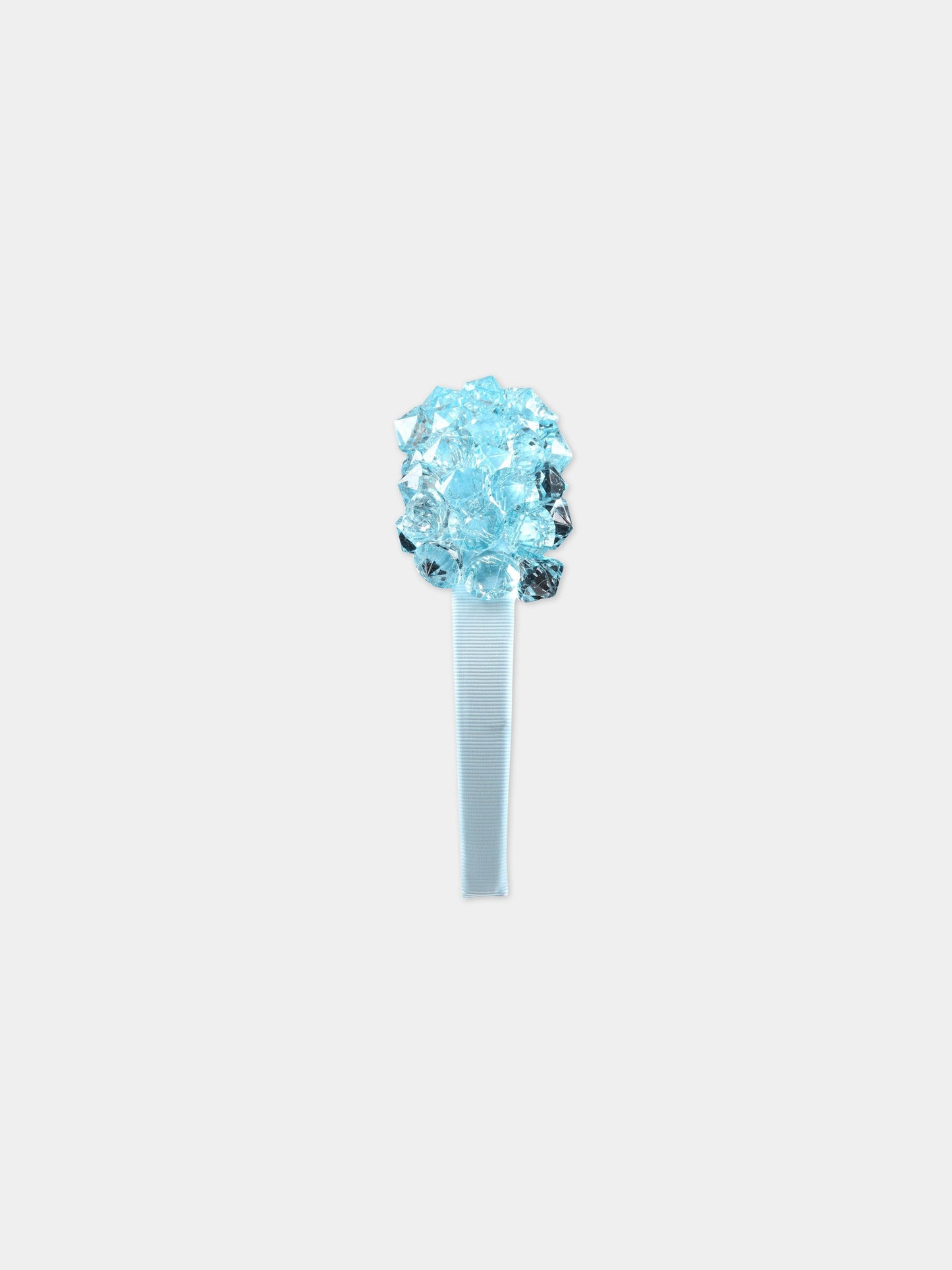 Cerchietto celeste per bambina con diamanti,Monnalisa,79A000 1075 0052