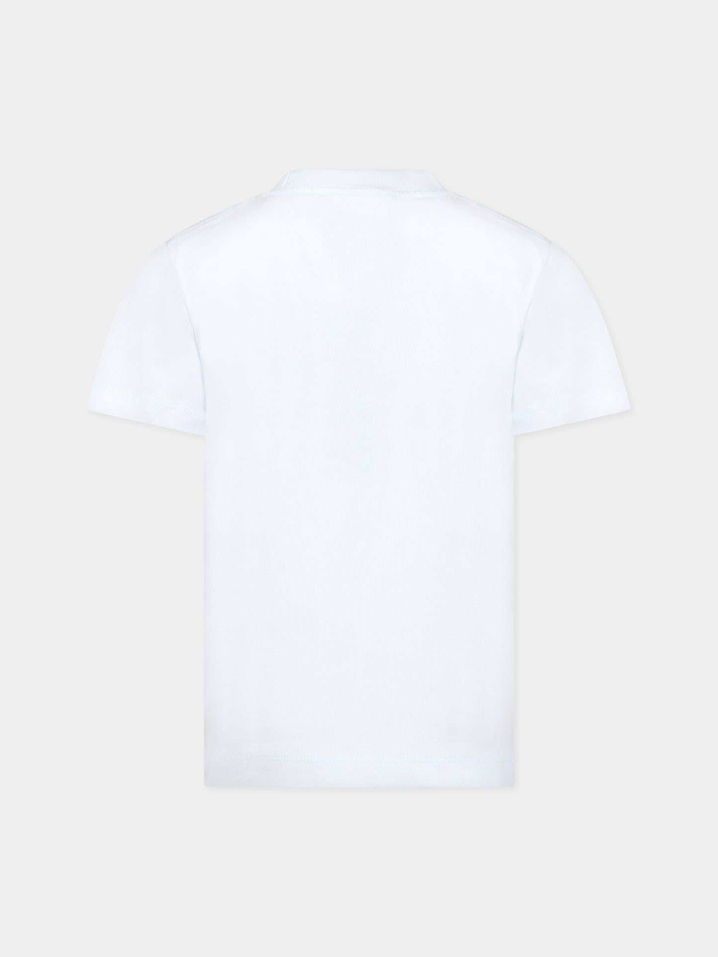 T-shirt multicolor per bambino con stampa dinosauri,Molo,1S23A205 7926