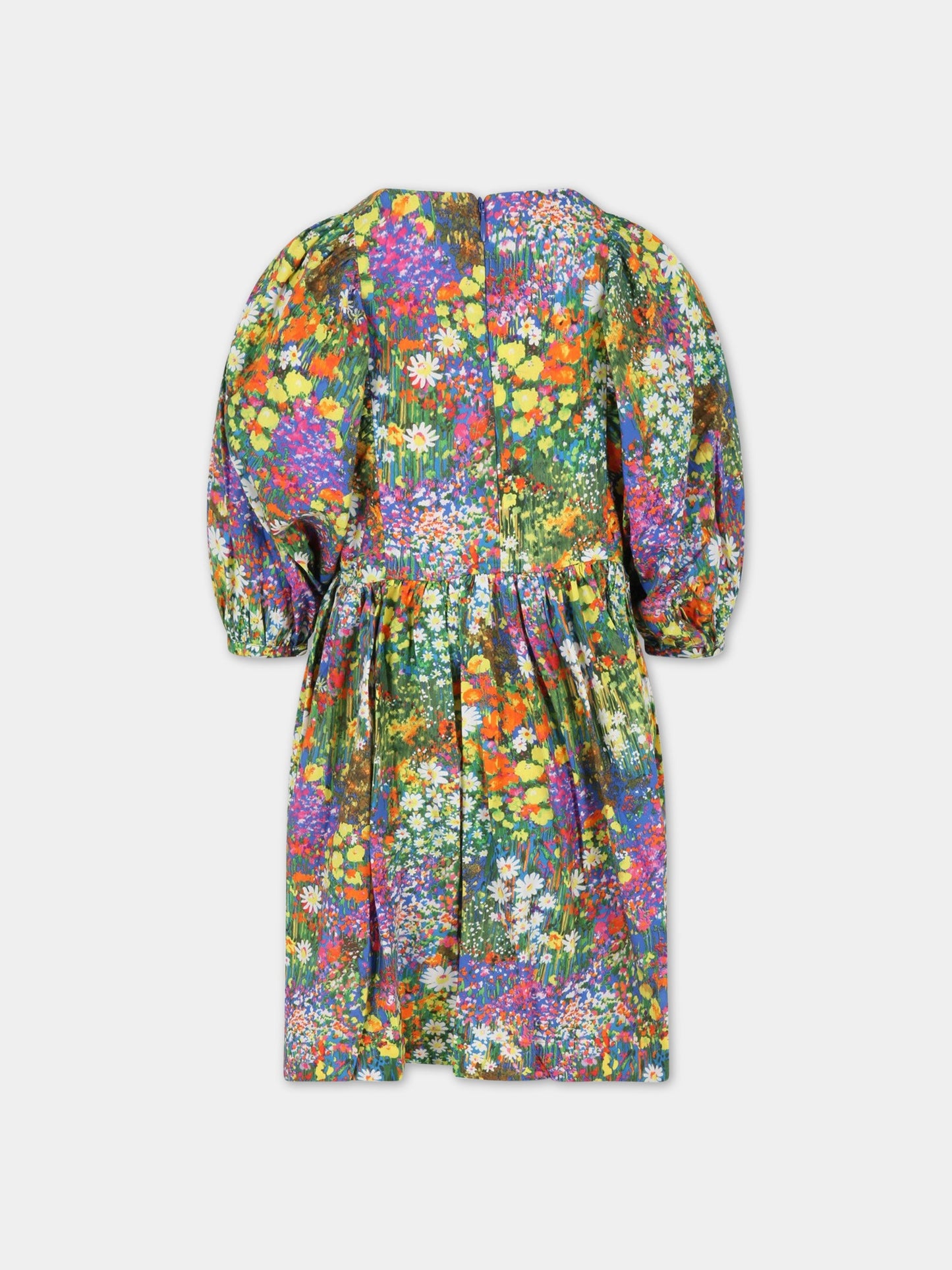 Vestito multicolor per bambina con stampa floreale,Molo,2S23E130 6745