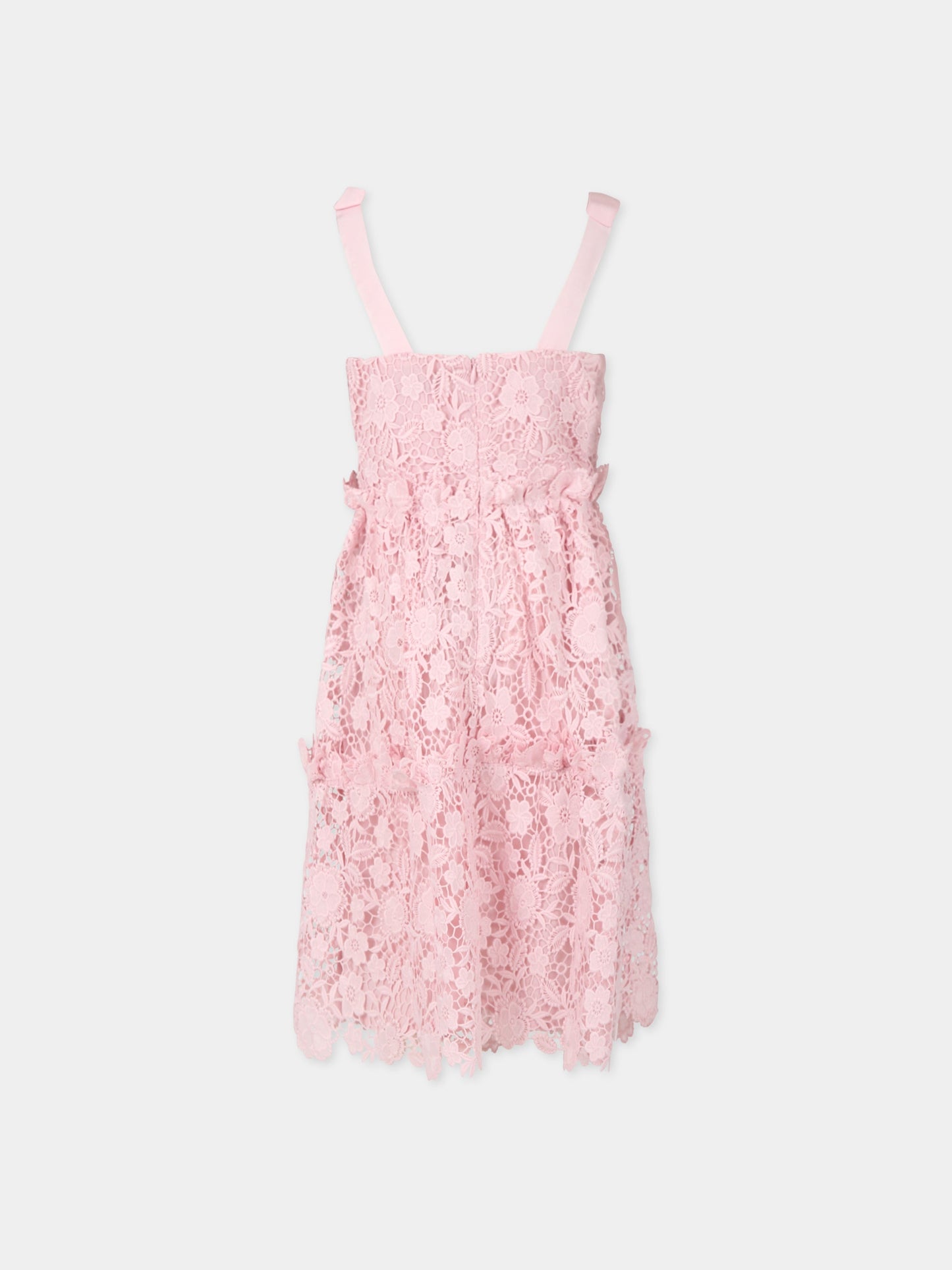 Vestito rosa per bambina con fiocco,Self-portrait,RS23 739S P 22458546