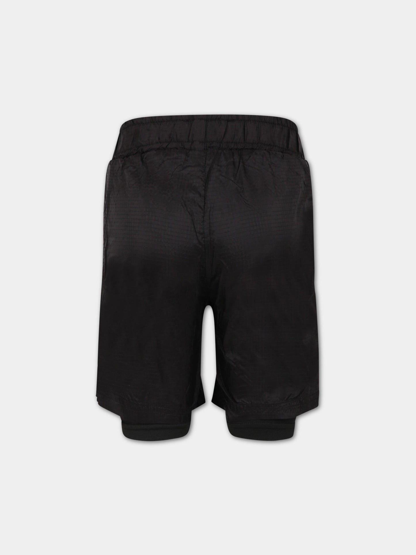 Boxer-mare nero per bambino con logo,Karl Lagerfeld Kids,Z24150 09B