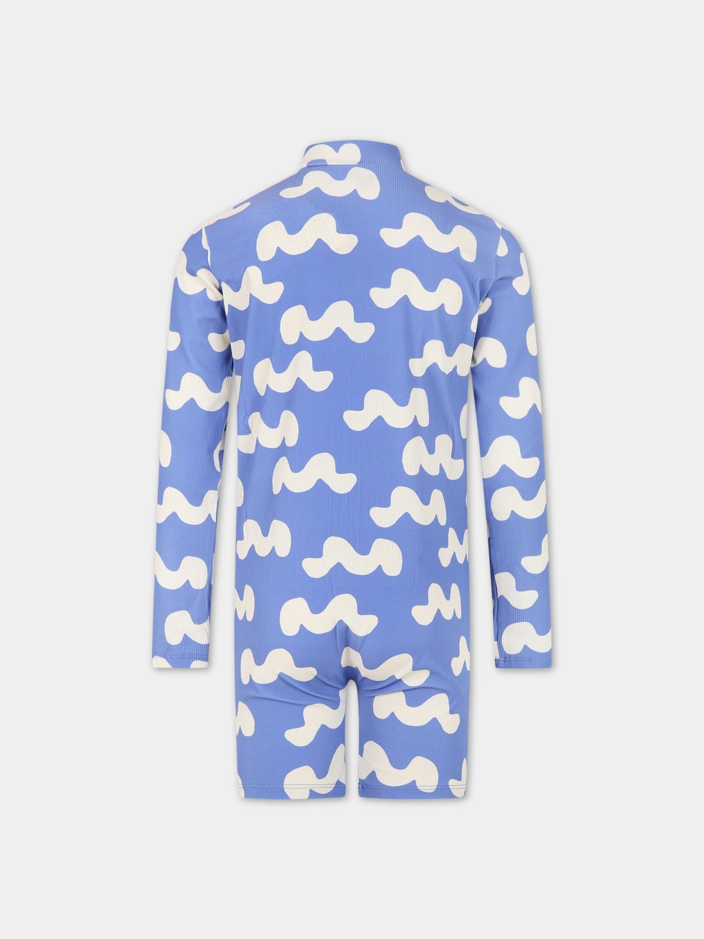 Tuta-mare azzurro per bambino con logo,Bobo Choses,123AC148