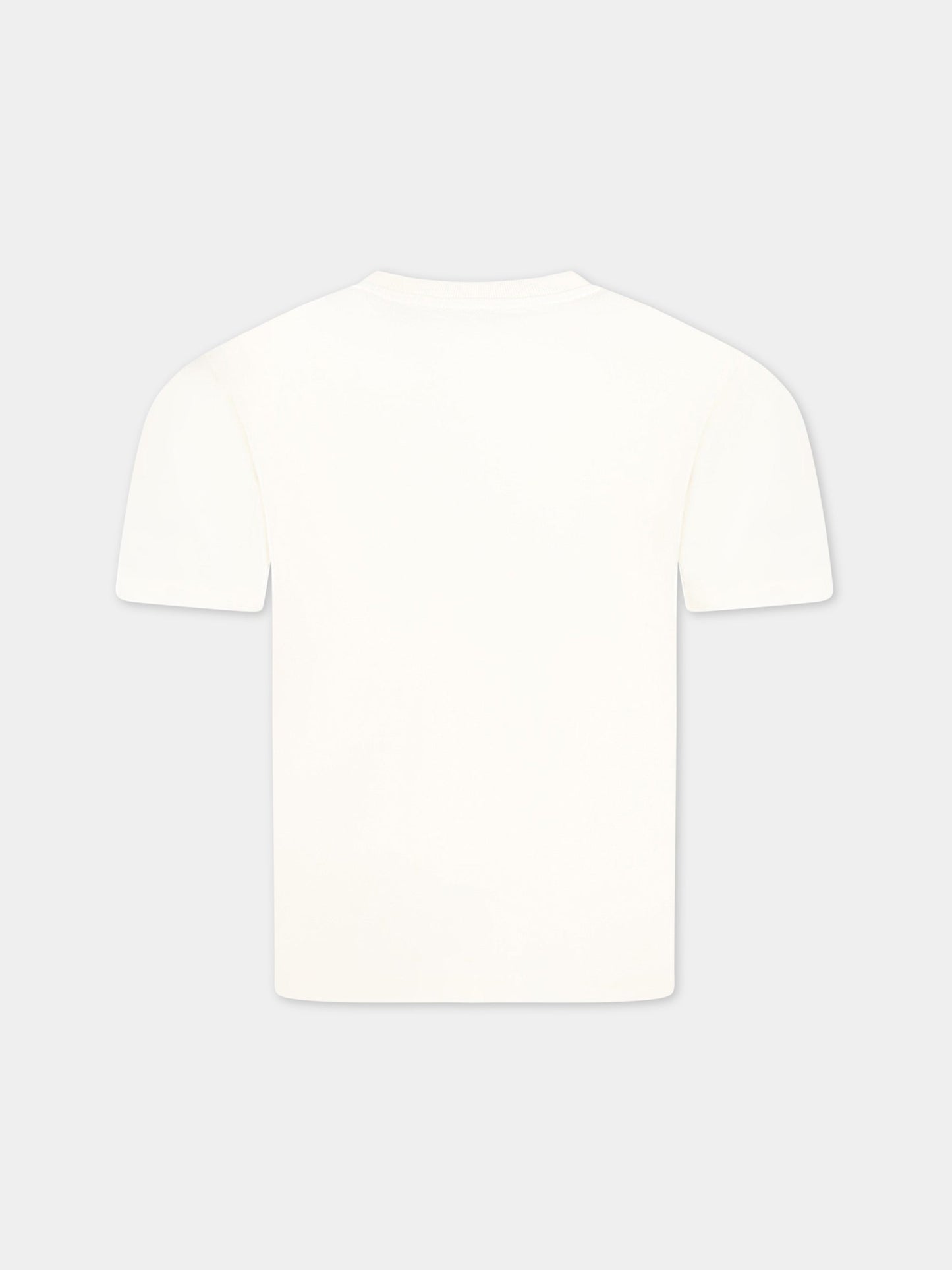 T-shirt avorio per bambina con ciliegie,Bonpoint,S03GTSK00014 102