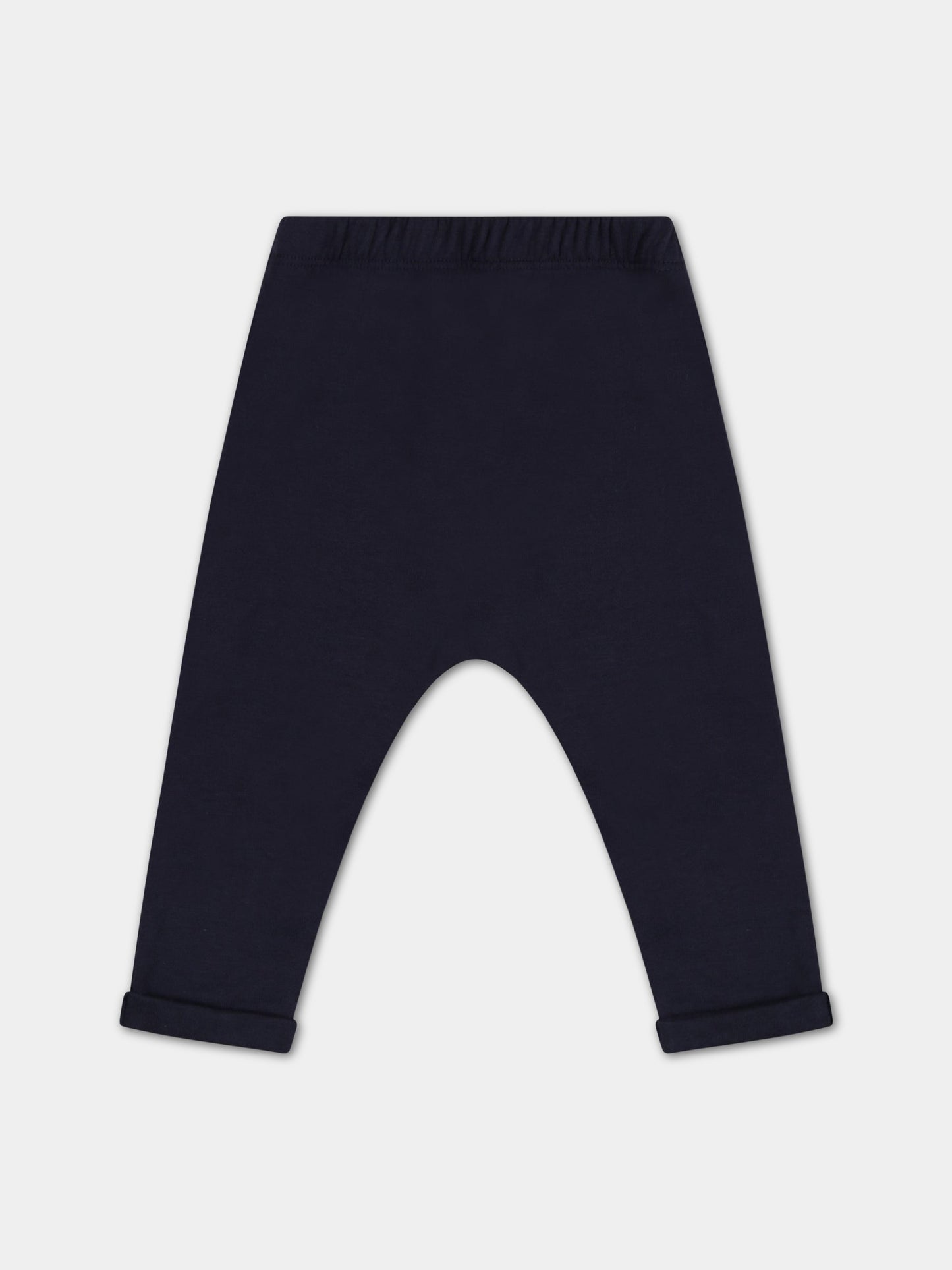 Pantaloni casual per neonato,Petit Bateau,A077T SMOKING