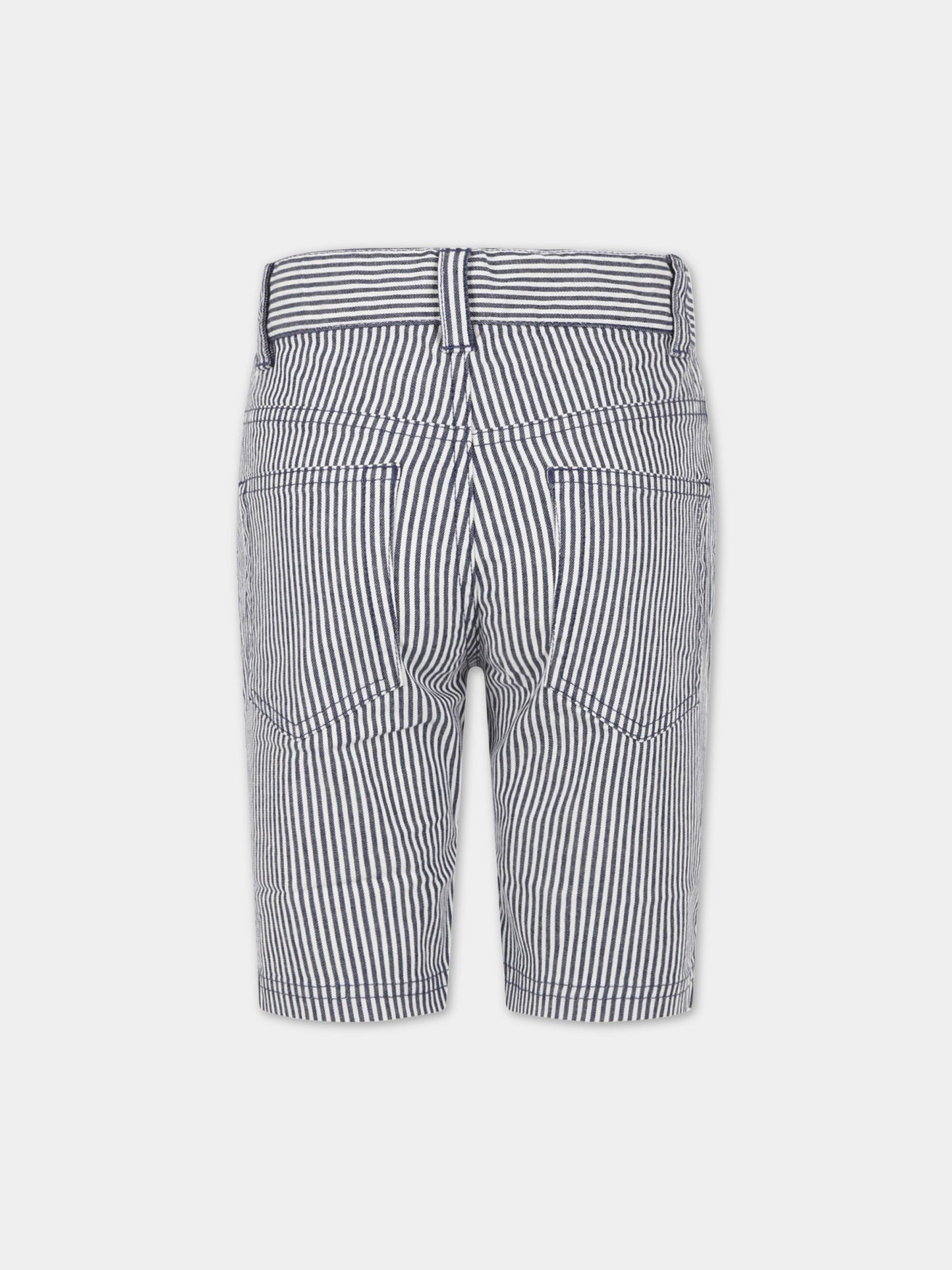 Bermuda multicolor per bambino,Petit Bateau,A06KU MEDIEVAL/MARSHMALLOW