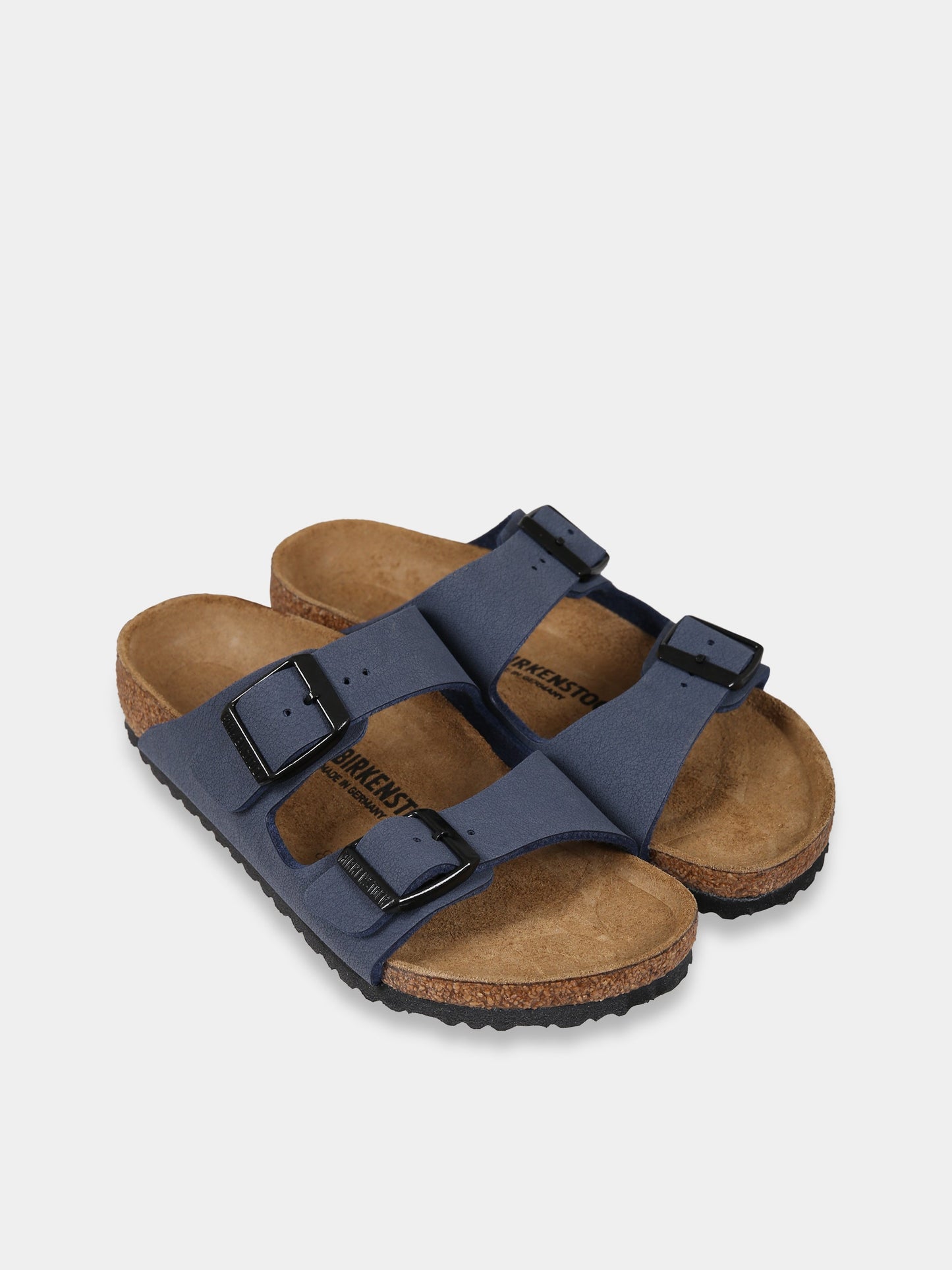 Sandali neri Arizona BS per bambino con logo,Birkenstock,552903