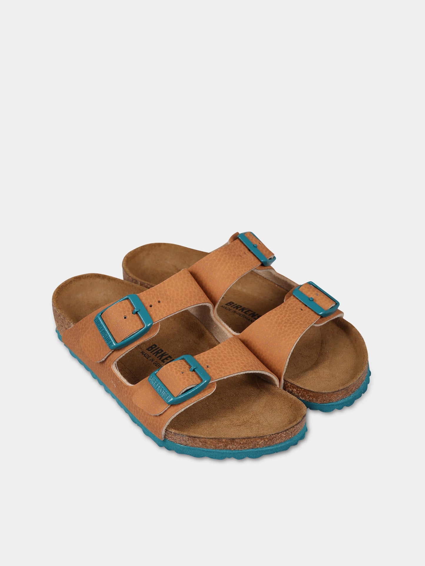 Sandali marroni Arizona Kids BS per bambini con logo,Birkenstock,1023432