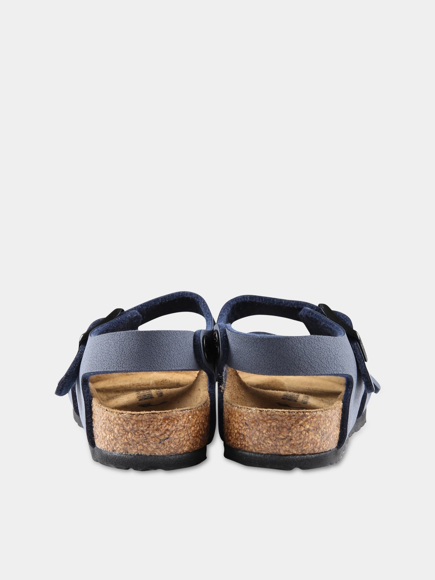 Sandali blu New York Kids per bambini con logo nero,Birkenstock,087773