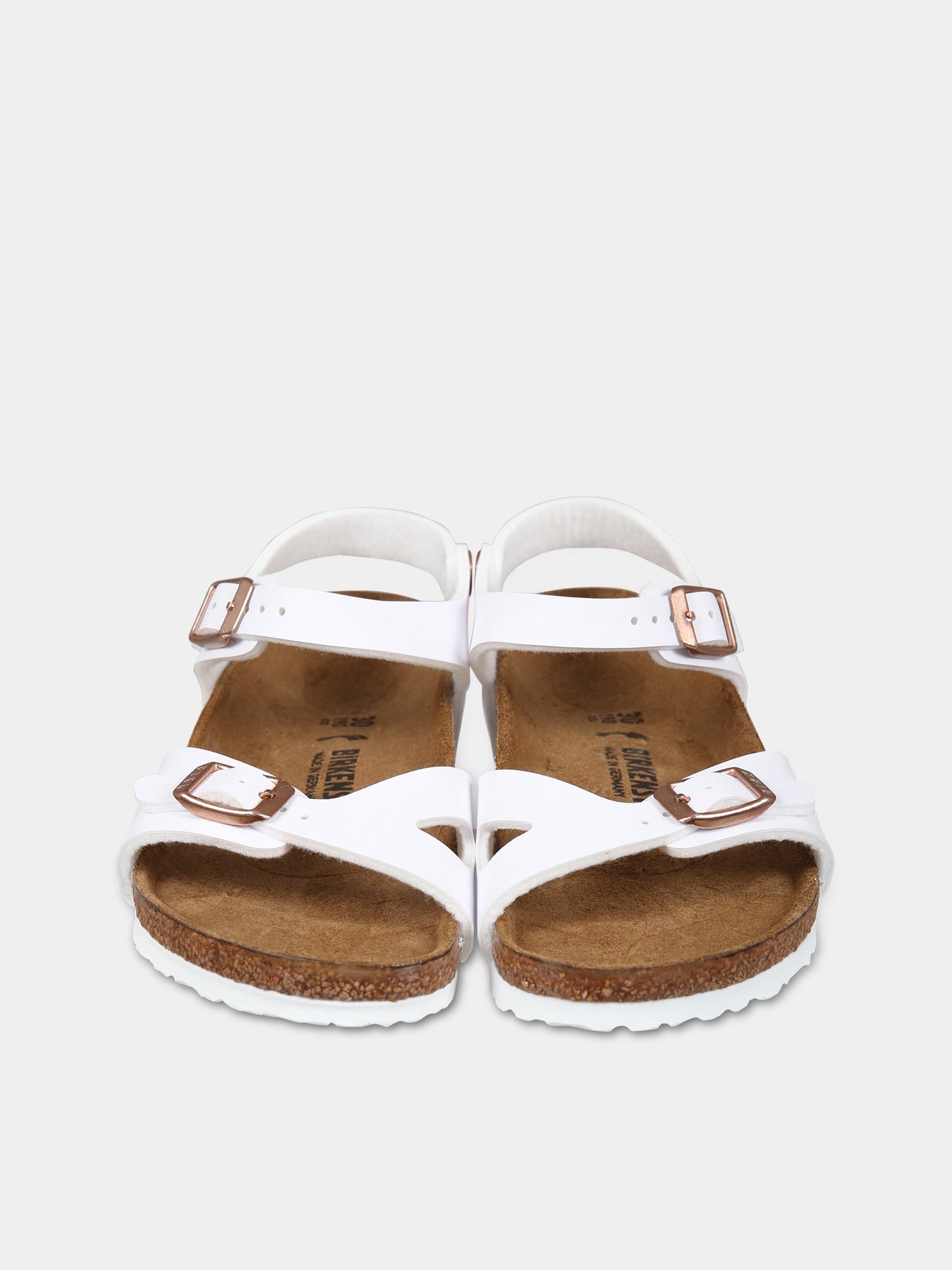 Sandali bianco Rio Kids per bambina con logo,Birkenstock,1024374
