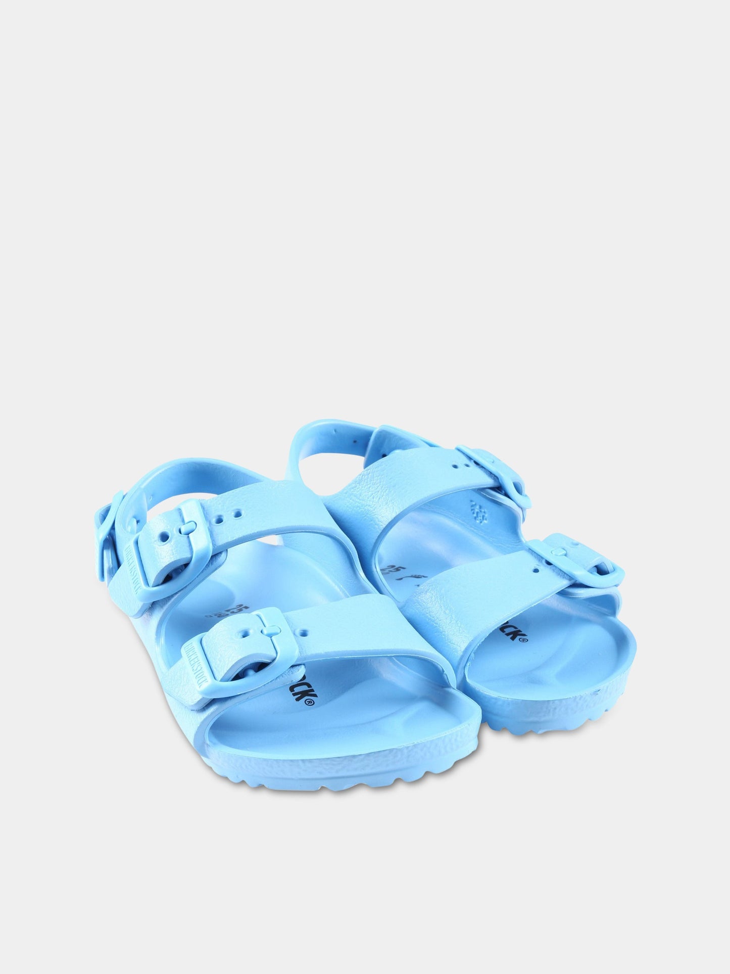 Sandali celesti Milano Eva Kids per bambino con logo,Birkenstock,1024604
