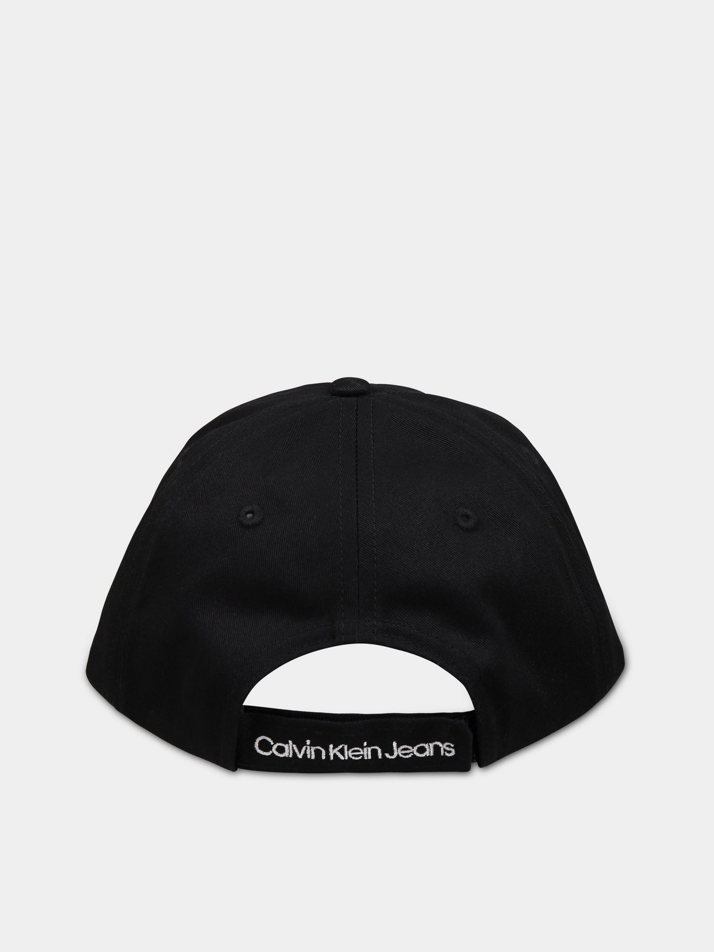 Cappello nero per bambini con logo,Calvin Klein Kids,CKIU0IU00150 IU0IU00150 BEH
