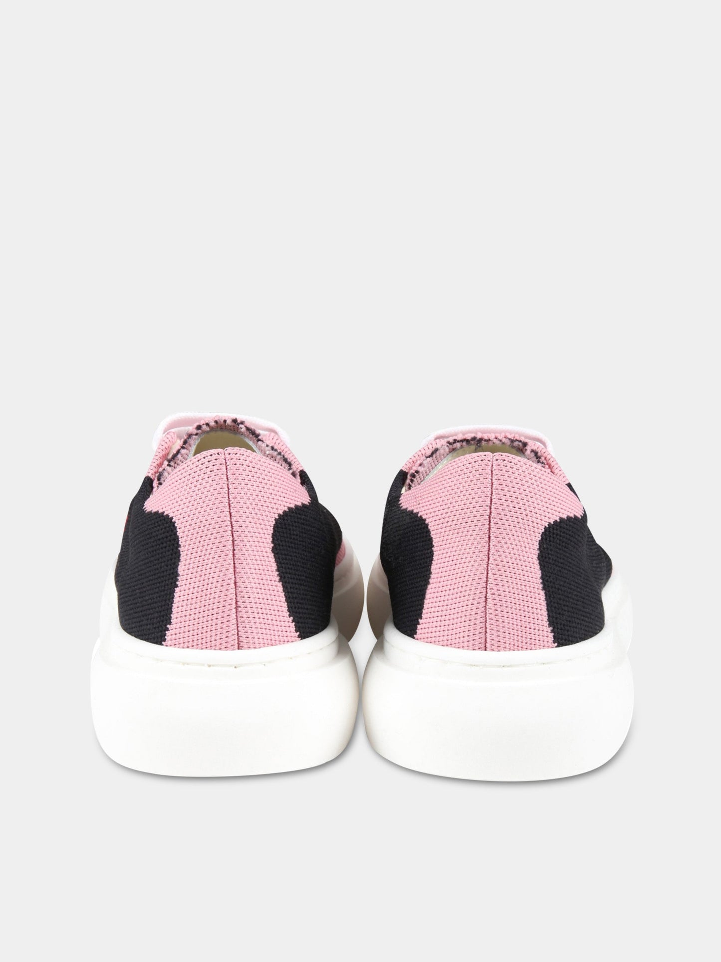 Sneakers multicolor per bambina con logo rosso,Marni Kids,73492 2