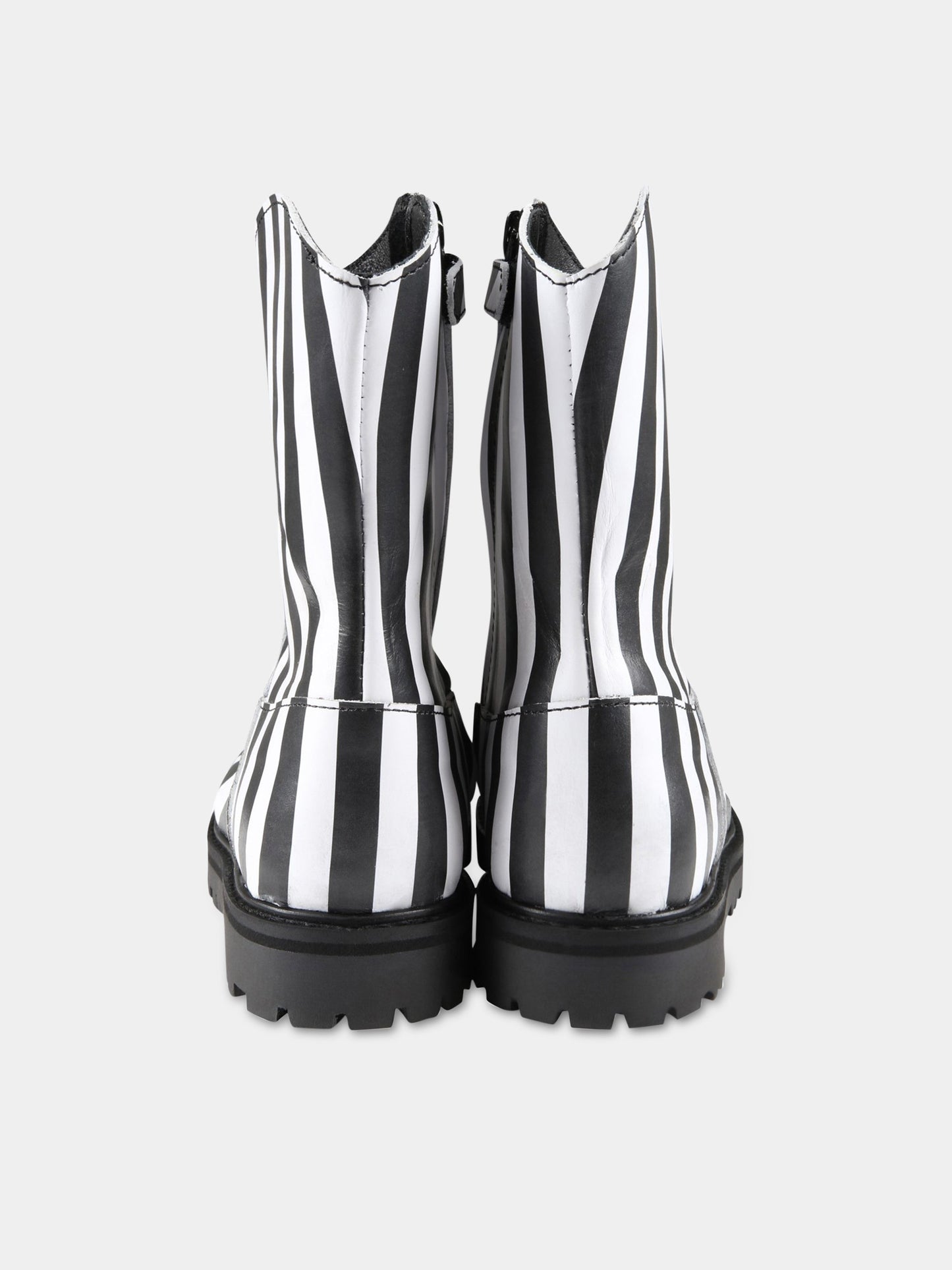 Stivali multicolor per bambina,Marques Almeida,SS23COREAC0188LTH BLACK/WHITE