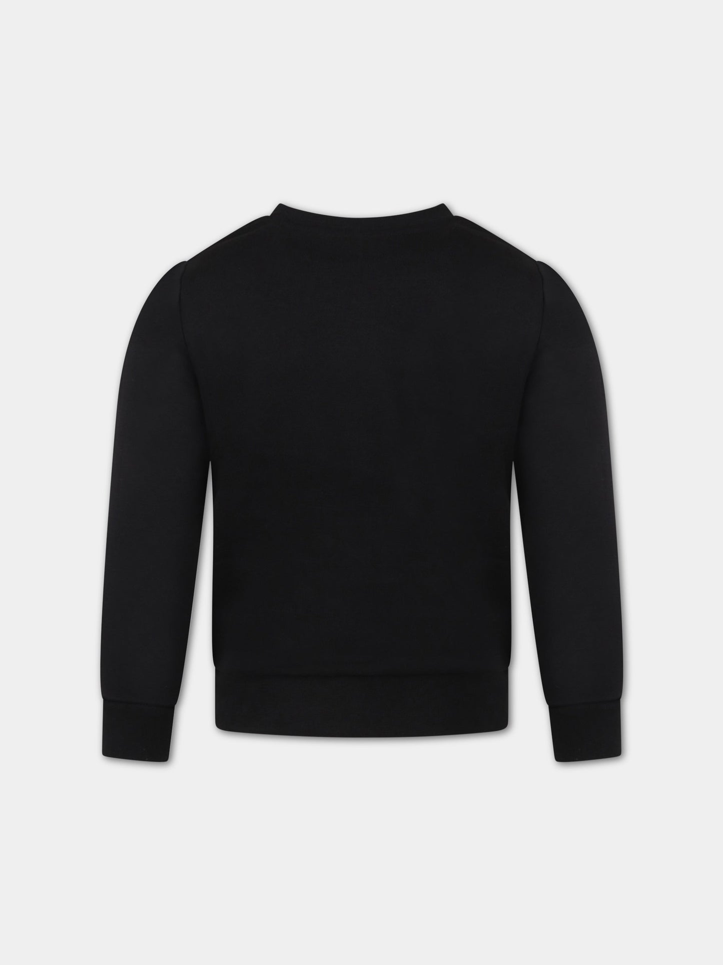 Felpa nera per bambino con logo,Hugo Boss,J25L96 09B