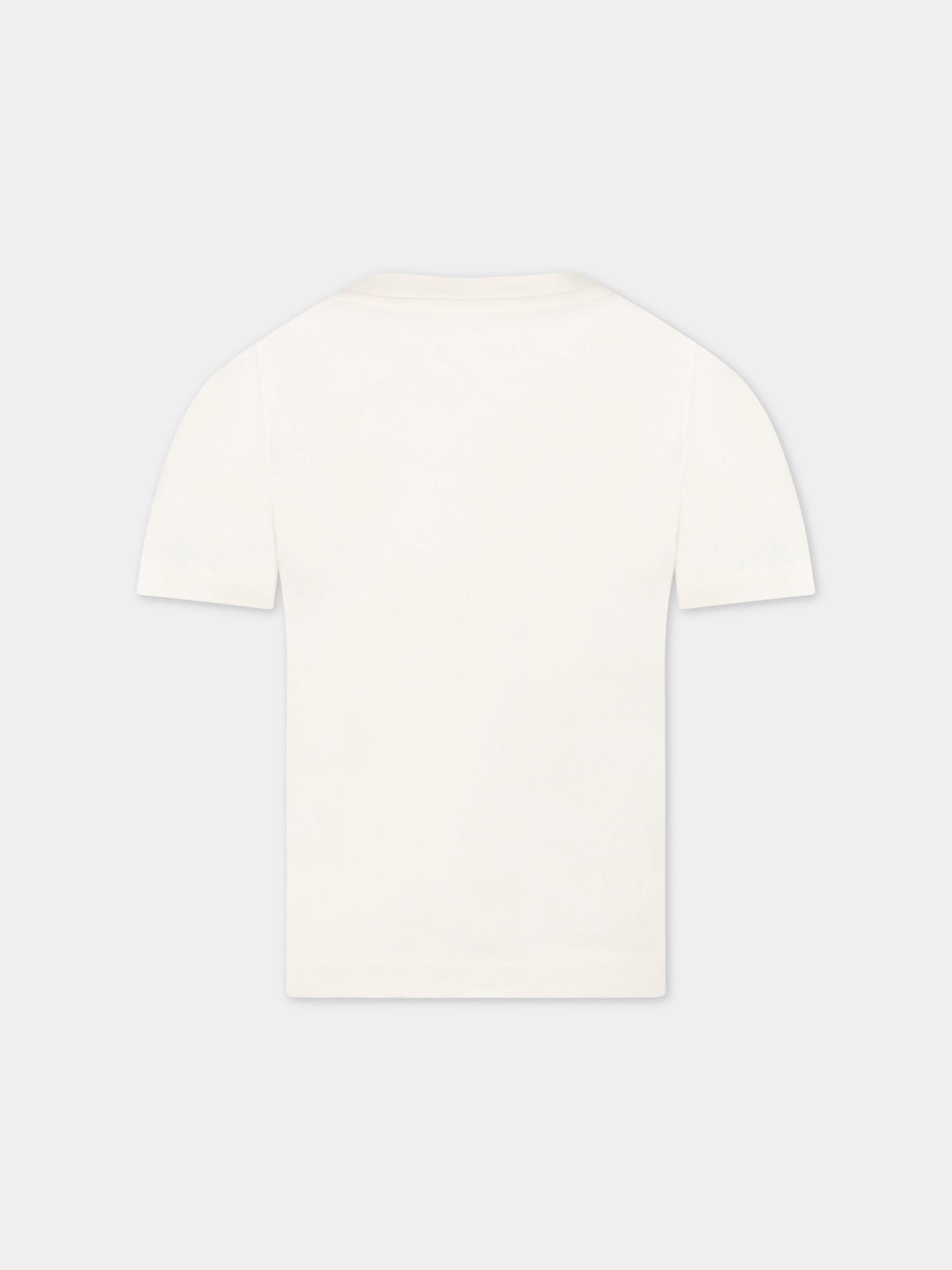 T-shirt avorio per bambino con stampa,Zadig & Voltaire Kids,X25292 140