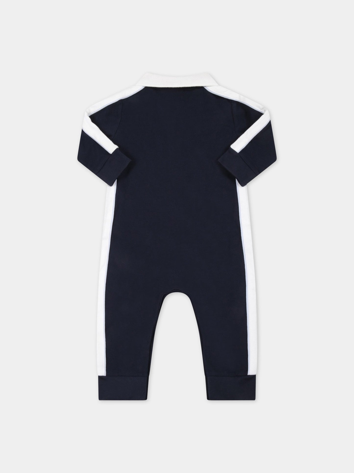 Tutina blu per neonato con logo,Hugo Boss,J94321 849
