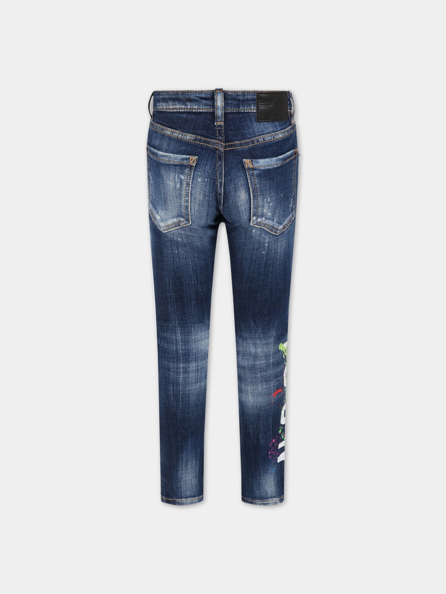 Jeans blu per bambino,Dsquared2,DQ0236 D0A1G DQ01