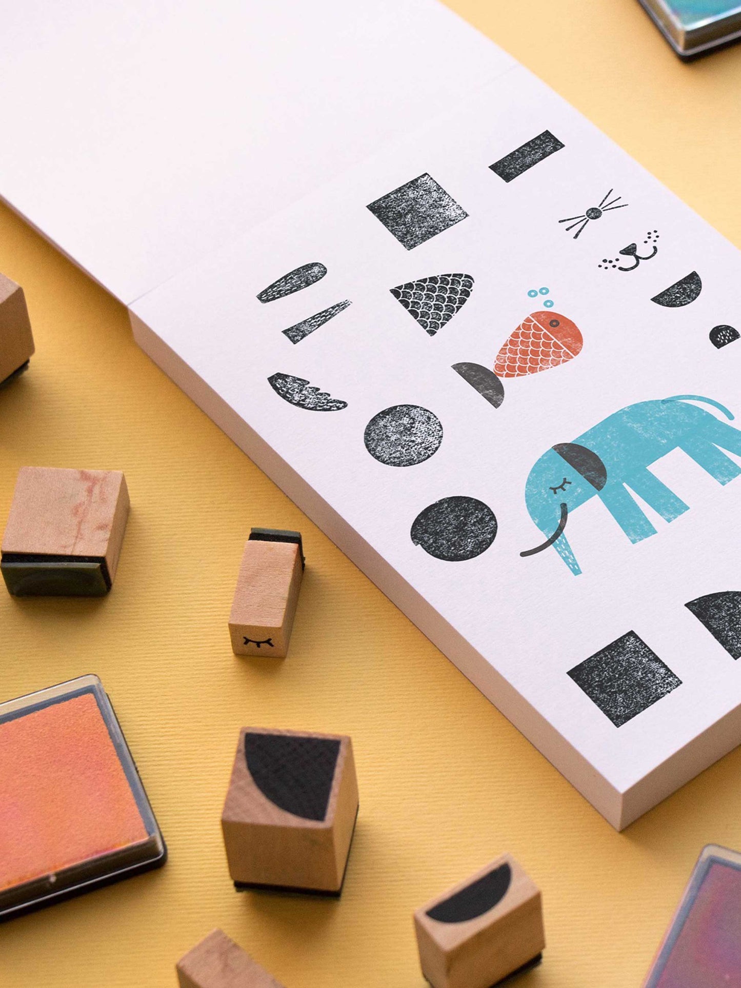 Gioco società per bambini con timbri a forma di animali,Londji,AC002U