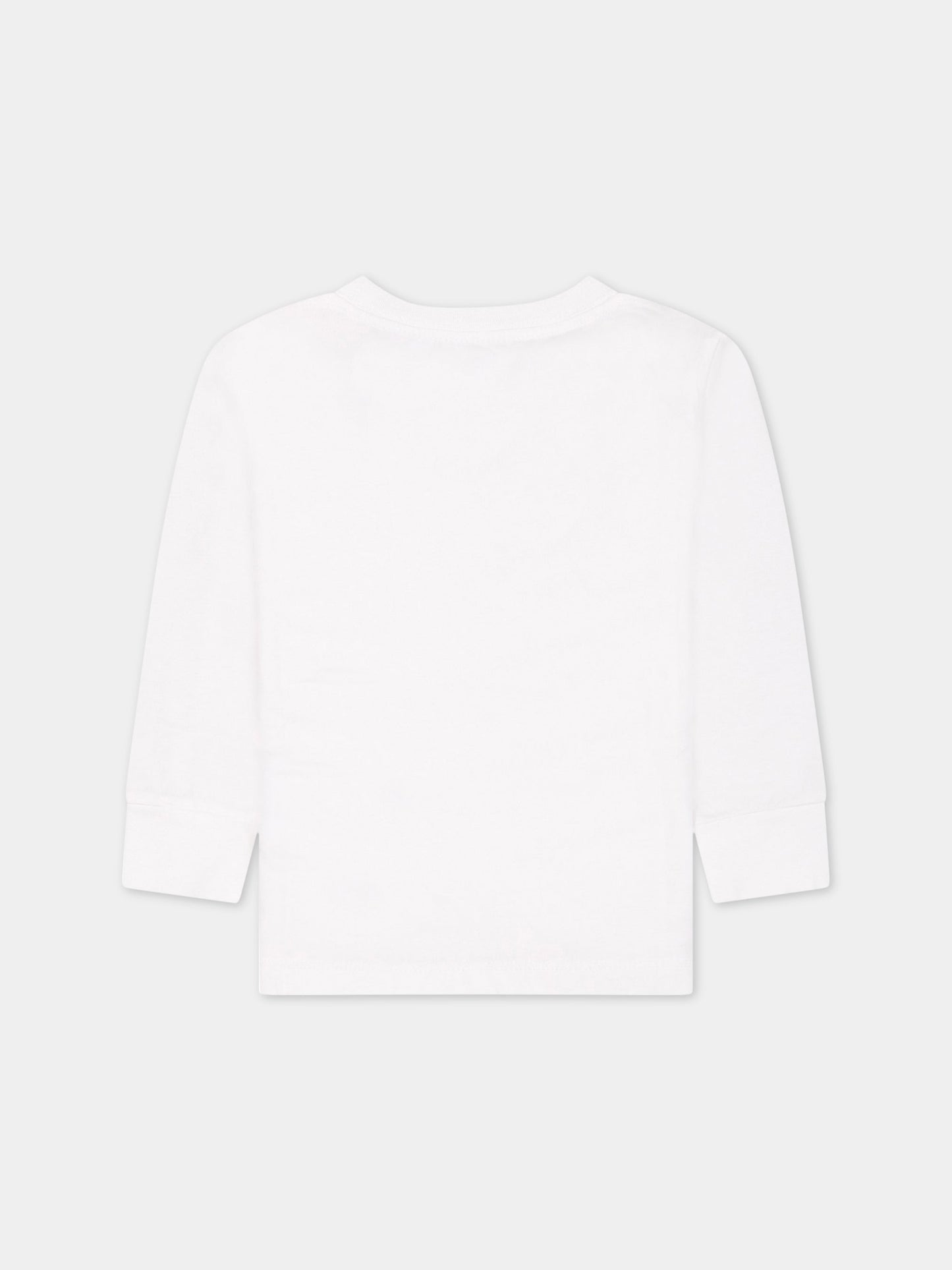 T-shirt bianca per neonato con logo,Levi's Kids,6E8646 001