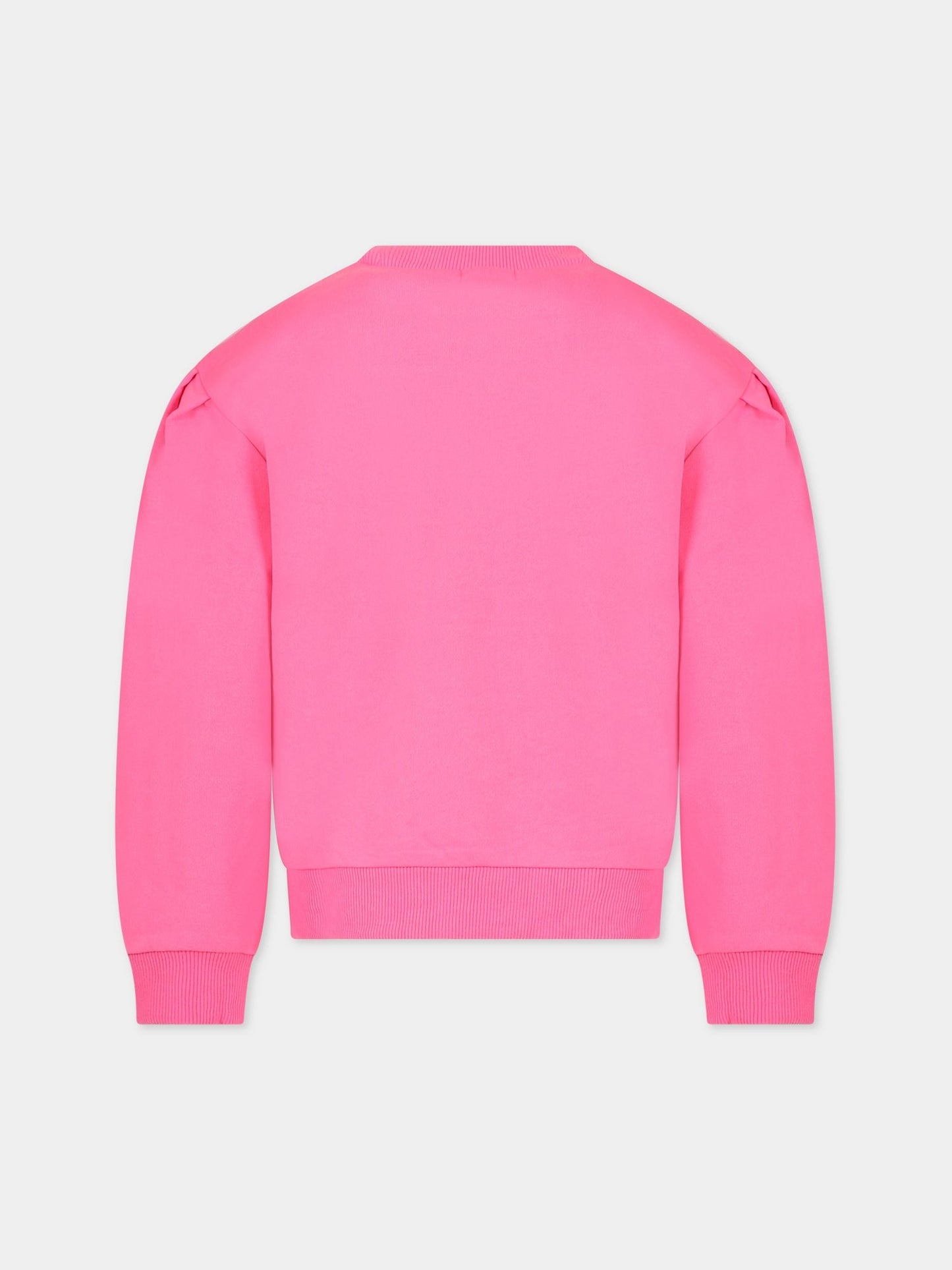 Felpa rosa per bambina con scritta Candy lover,Billieblush,U15966 47T