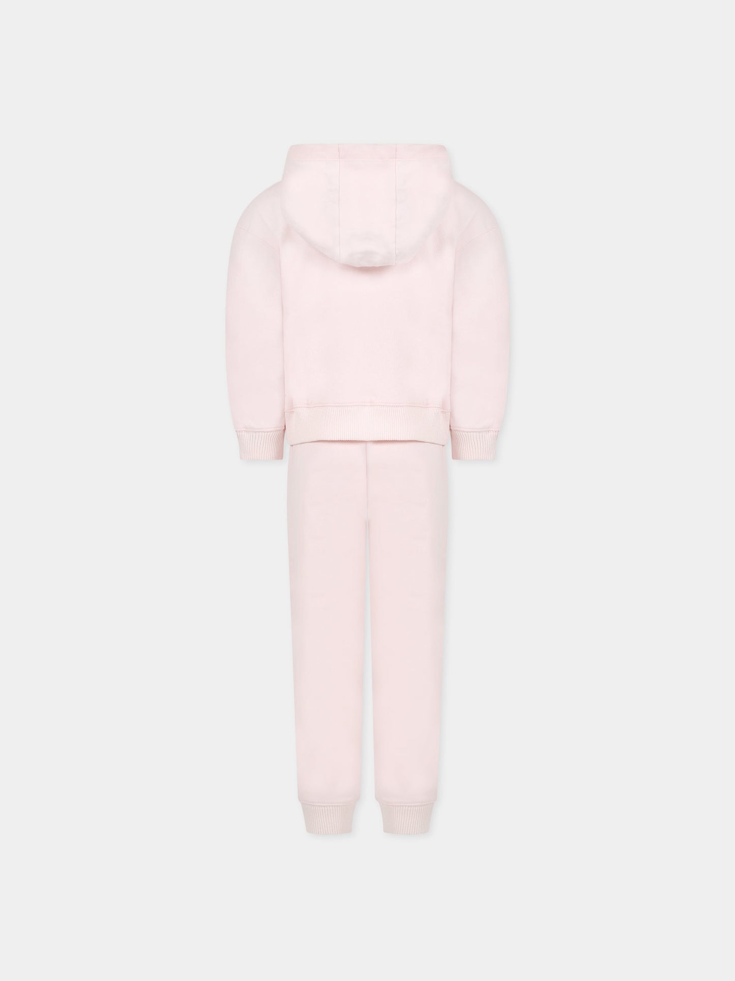 Completo rosa per bambina con scritta Love,Billieblush,U18139 45S