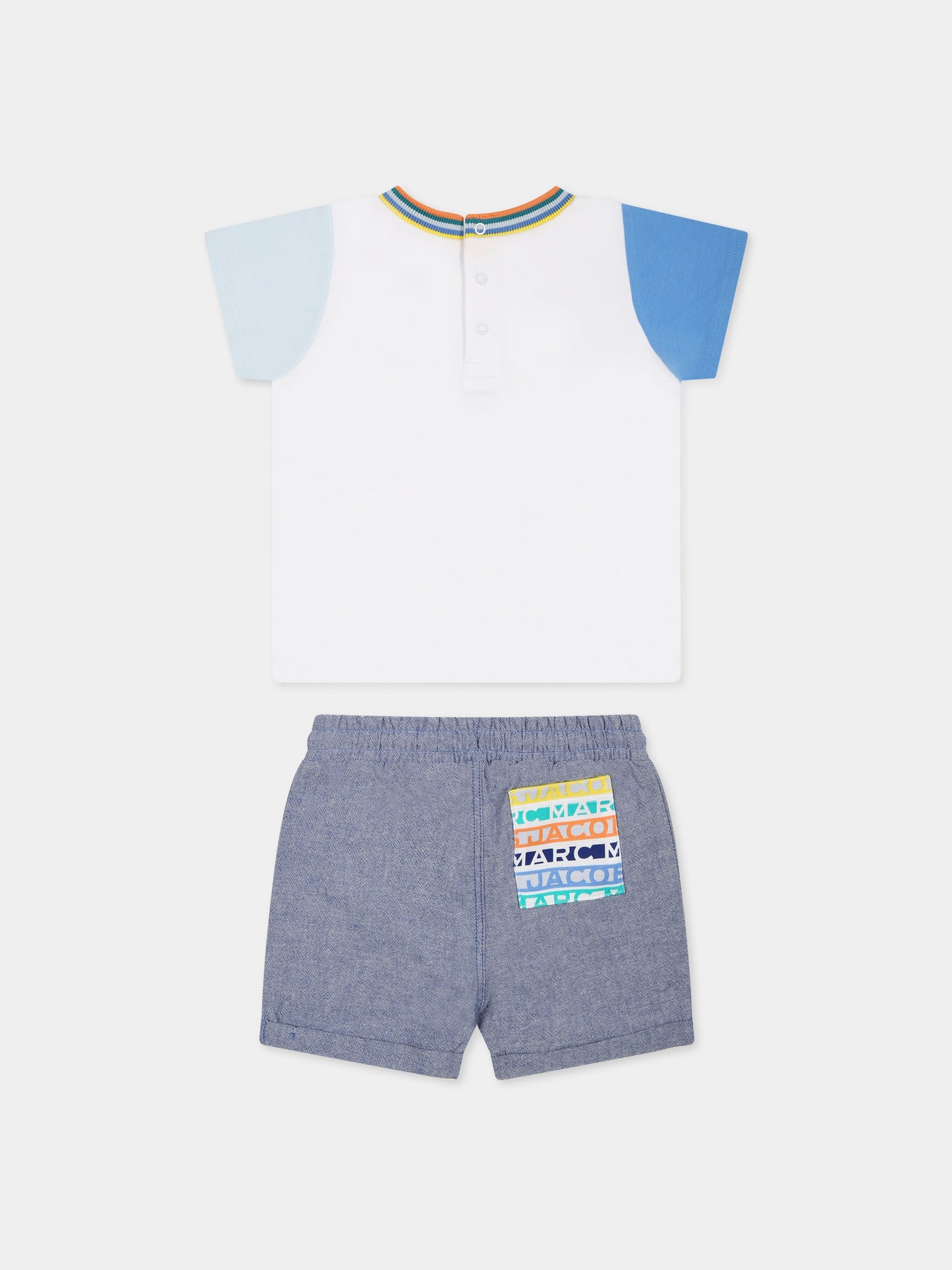 Completo multicolor per neonato con logo,Little Marc Jacobs,W98167 10P