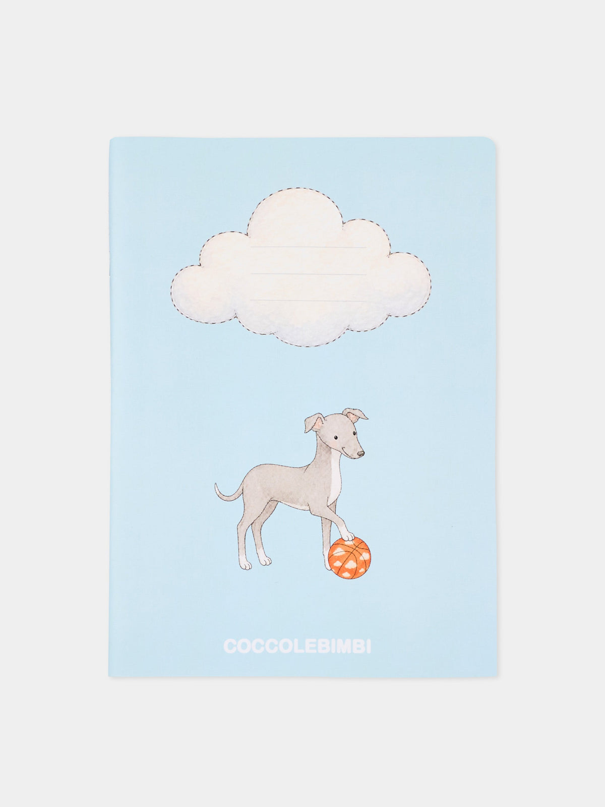 Set di 3 quaderni e astuccio con stampa cani