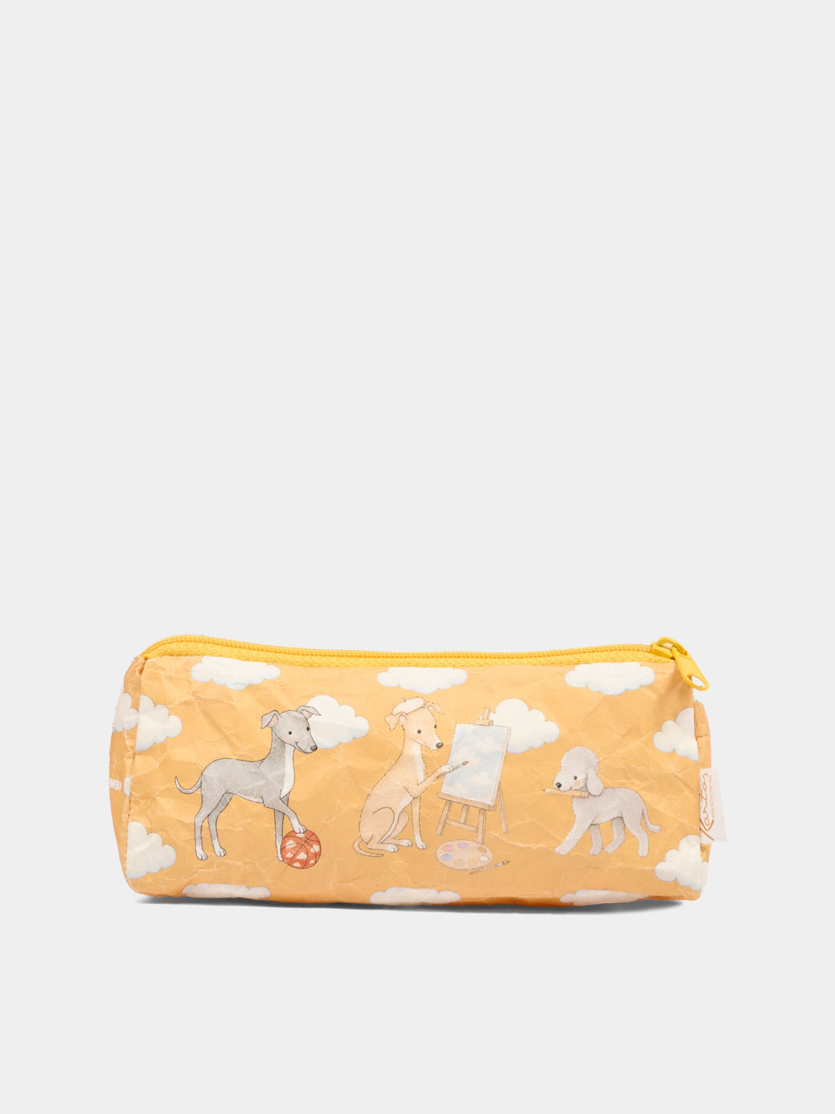 Set di 3 quaderni e astuccio con stampa cani