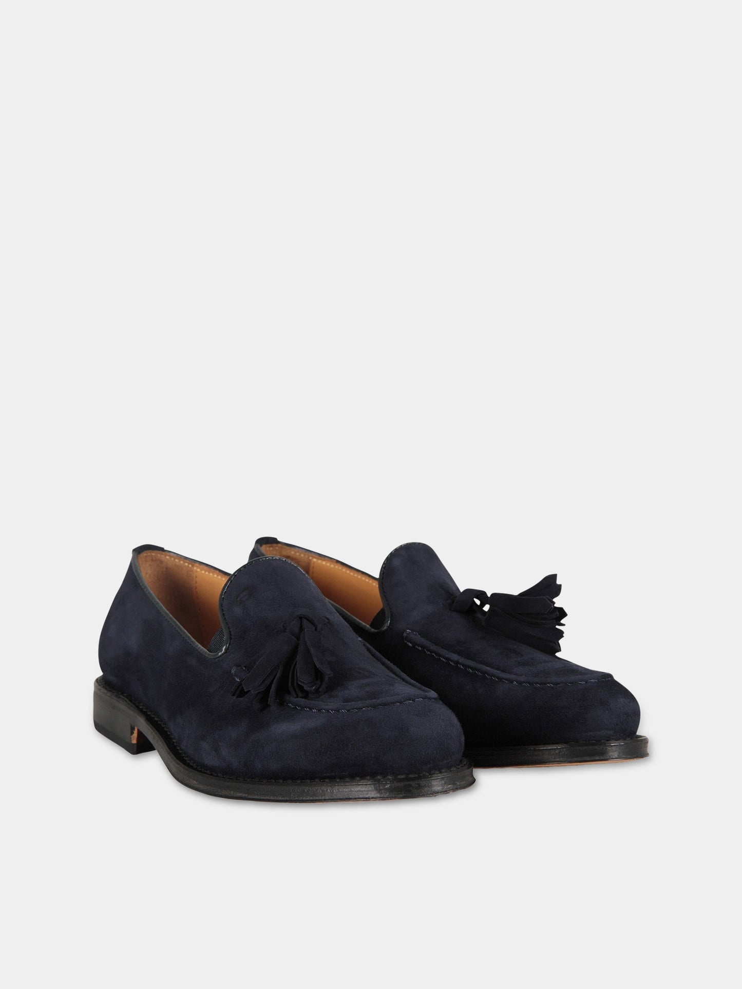 Mocassini blu per bambino con nappine,Gallucci Kids,J07014AG384809