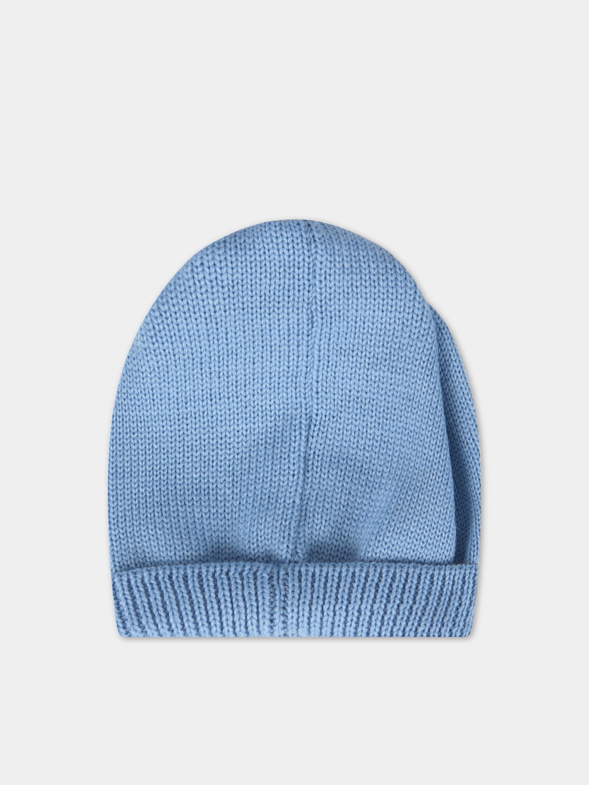 Cappello azzurro per neonato,Little Bear,1006 AZZURRO