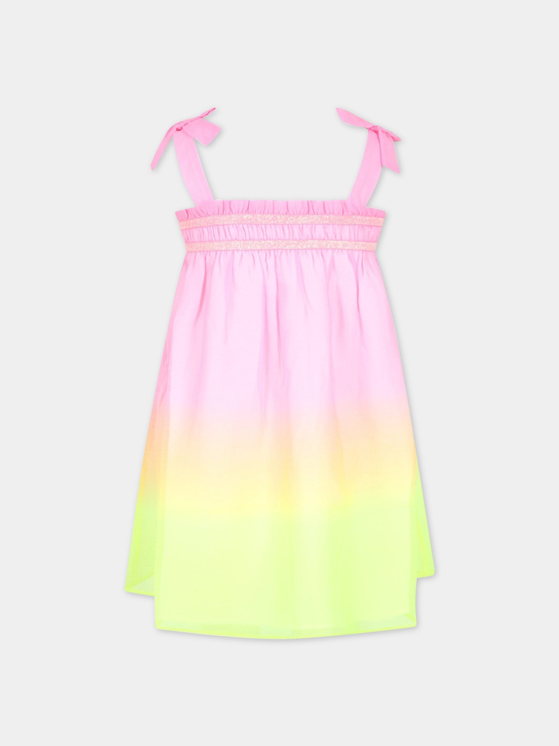 Vestito multicolor per bambina,Billieblush,U12661 Z40