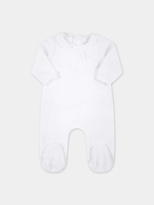 Tutina bianca per neonata,Carrement Beau,Y97166 10B