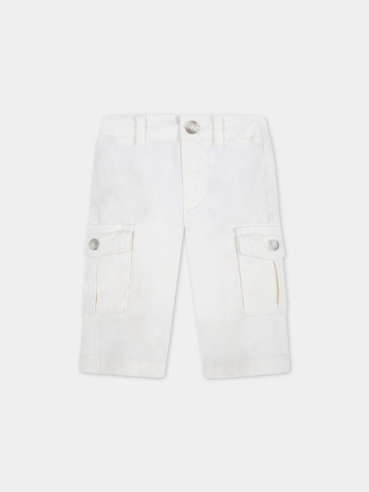 Pantalone bianco per neonato,Fay Kids,5P6320 Z0078 101