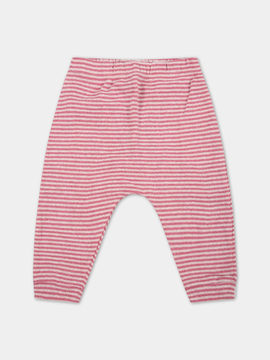 Pantaloni multicolor per neonata,Le Petit Coco,LCGPA009 JR13 YL008 C014