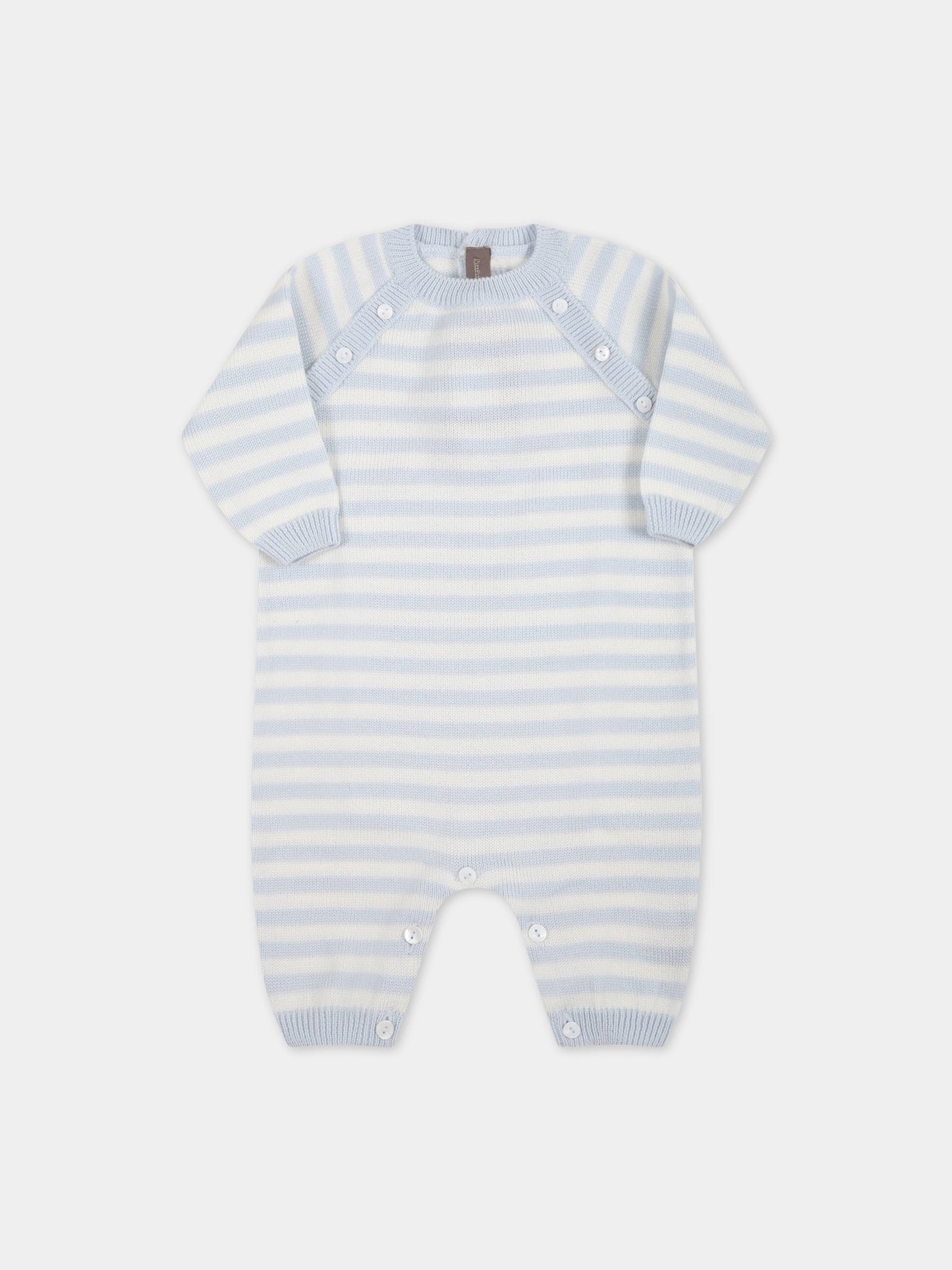 Tutina multicolor per neonato,Little Bear,3101 CIELO/LATTE