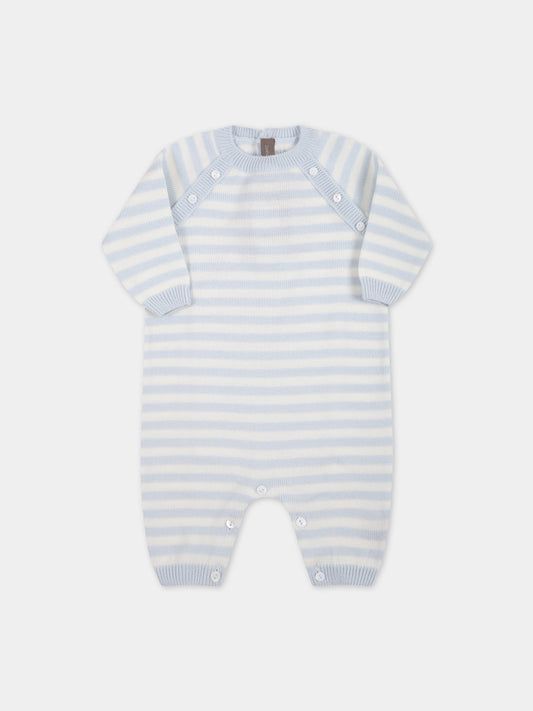 Tutina multicolor per neonato,Little Bear,3101 CIELO/LATTE