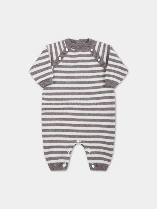 Tutina multicolor per neonati,Little Bear,3101 TORTORA/LATTE