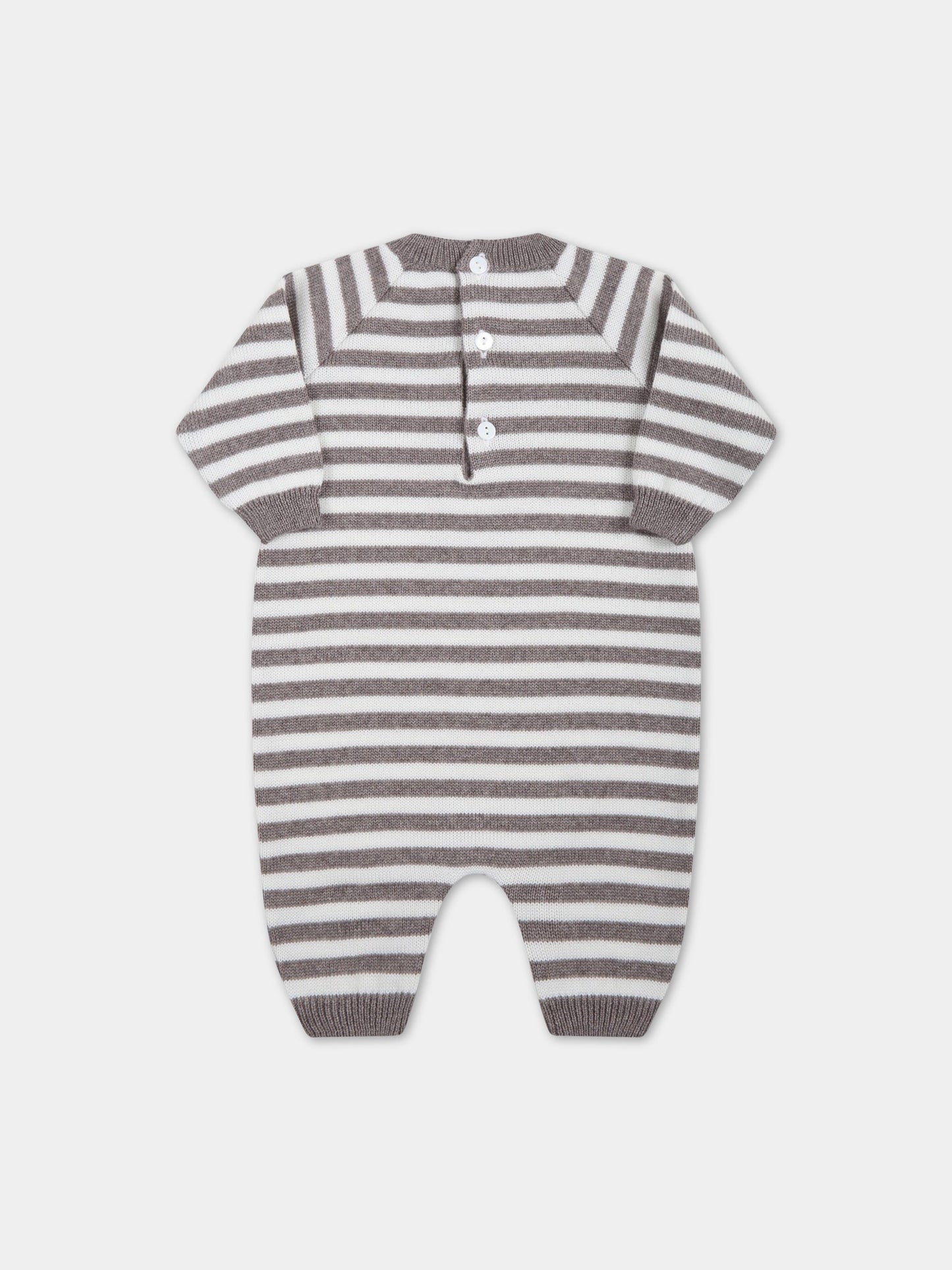 Tutina multicolor per neonati,Little Bear,3101 TORTORA/LATTE