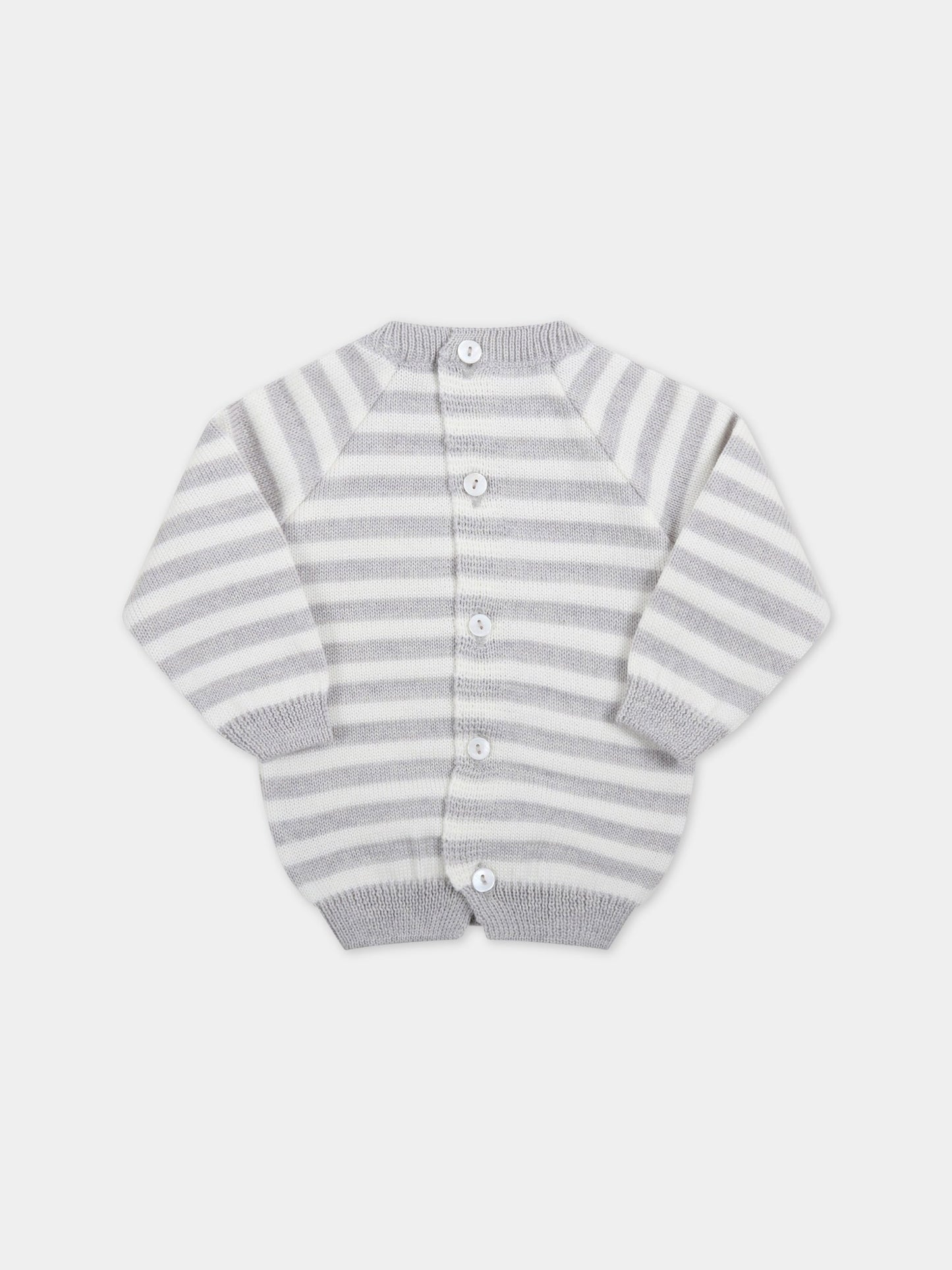 Completo multicolor per neoanto,Little Bear,3102 GRIGIO/LATTE