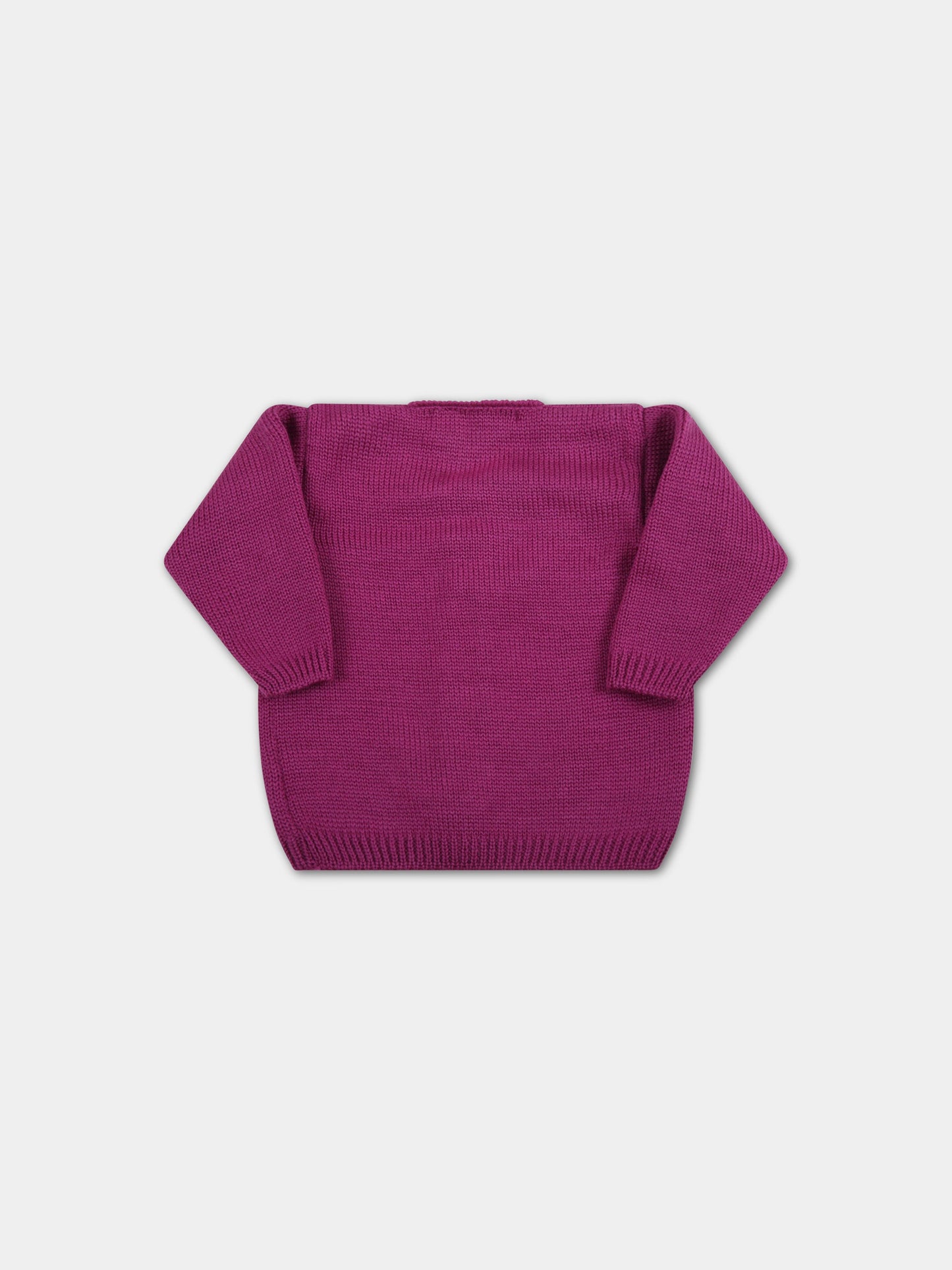 Cardigan prugna per neonata,Little Bear,3005 PRUGNA