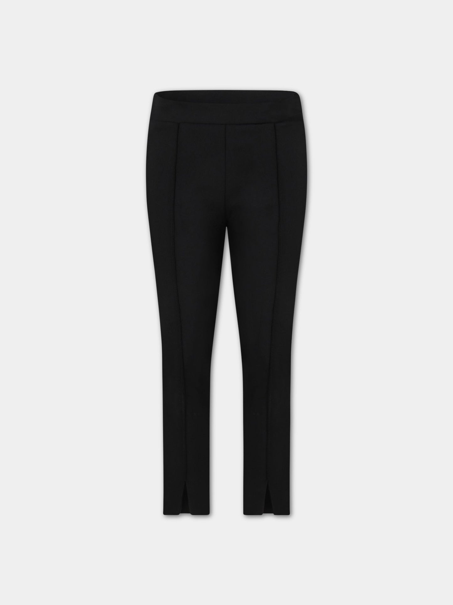 Pantalone nero per bambina con logo,Moncler Kids,954 - 2A725 - 10 - 54ATW 999