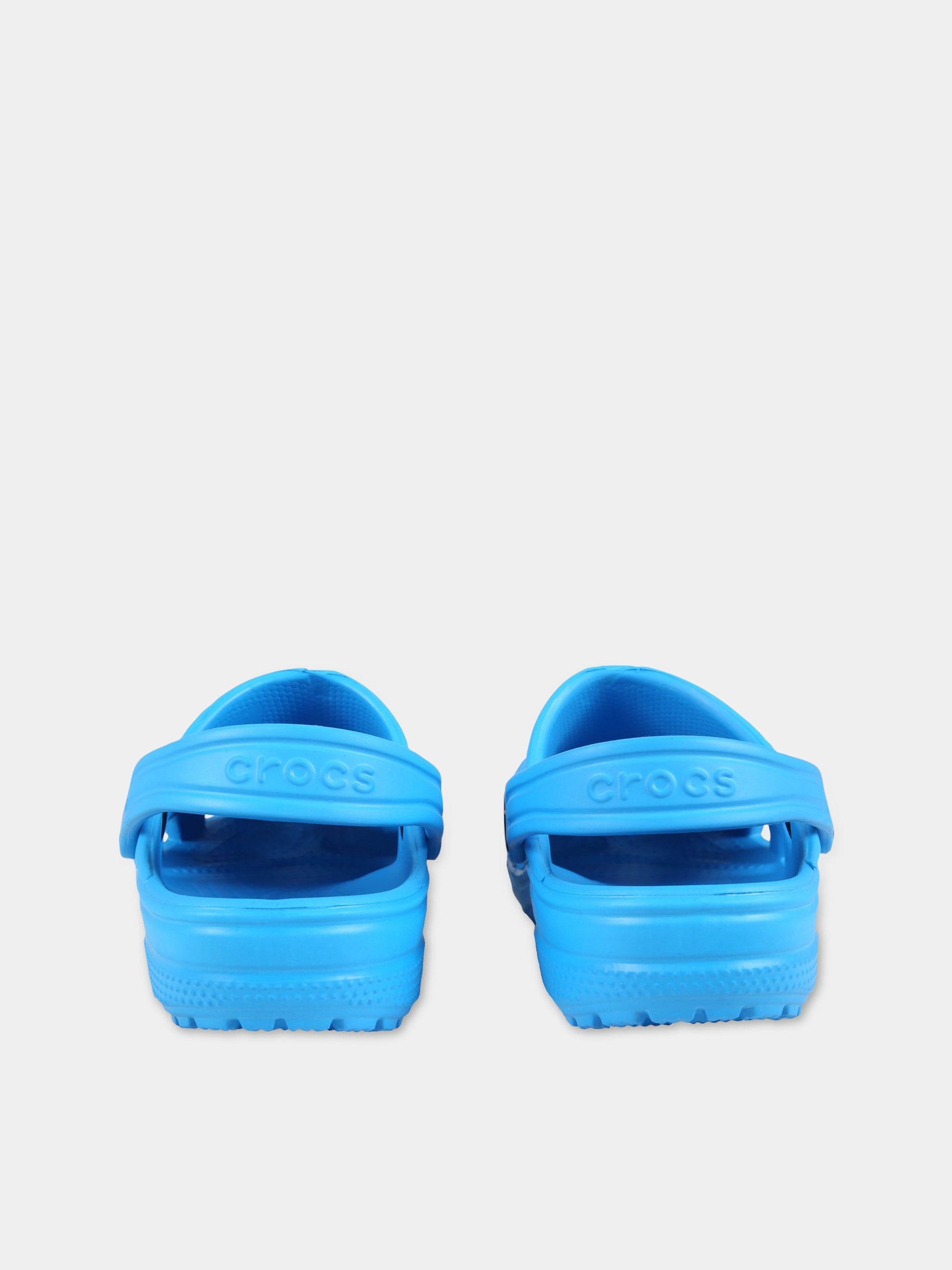 Sabot azzurri per bambini con logo,Crocs,204536 OCEA