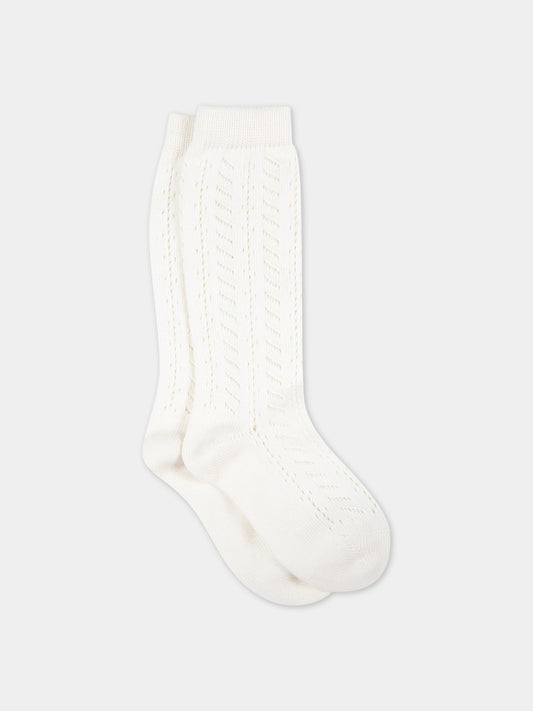 Calze avorio per bambina,Story Loris,3060 K0