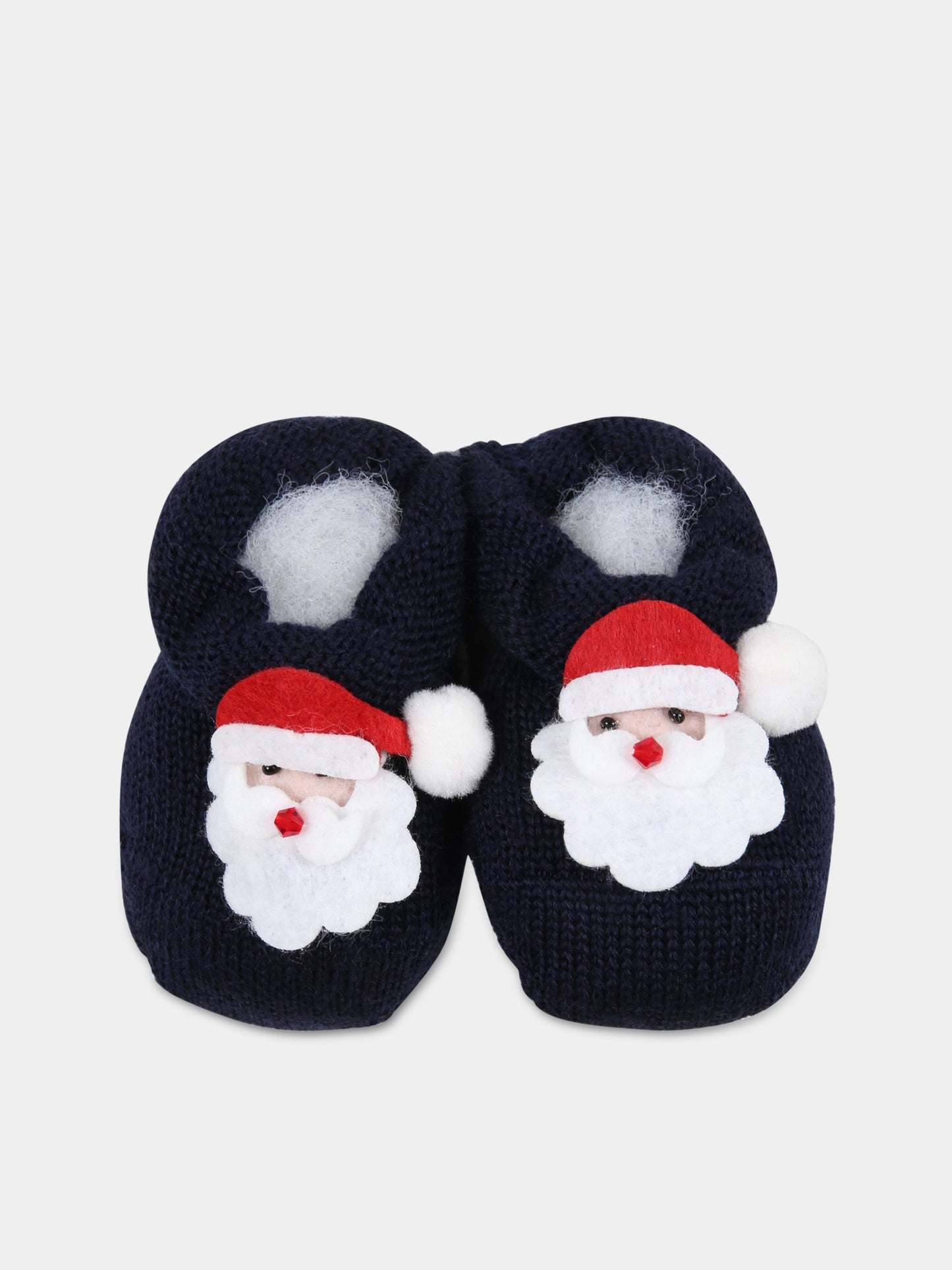 Babbucce blu per neonati con Babbo Natale,Story Loris,4015 B8