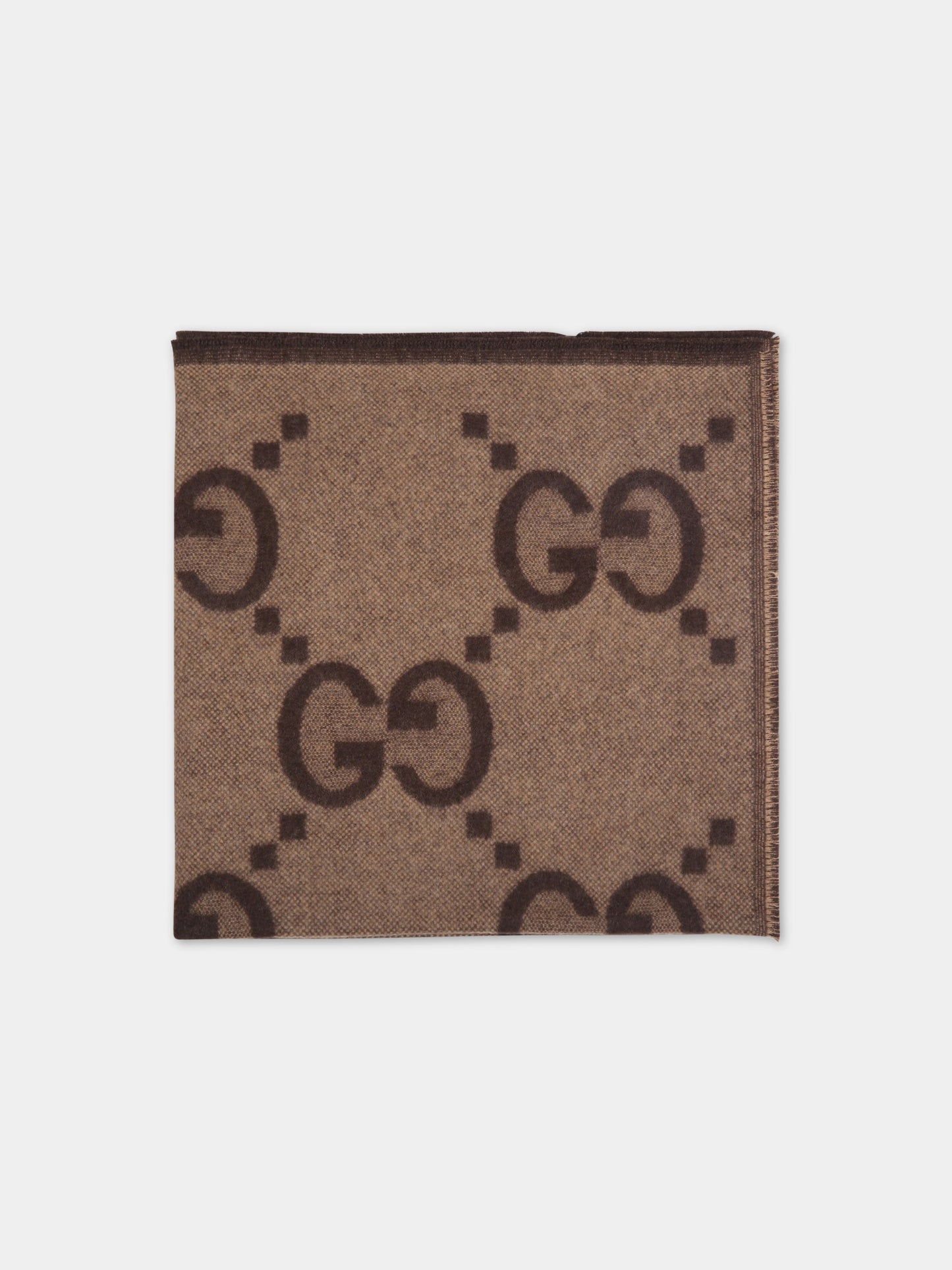 Sciarpa beige per bambini,Gucci Kids,678125 3KAAG 9764