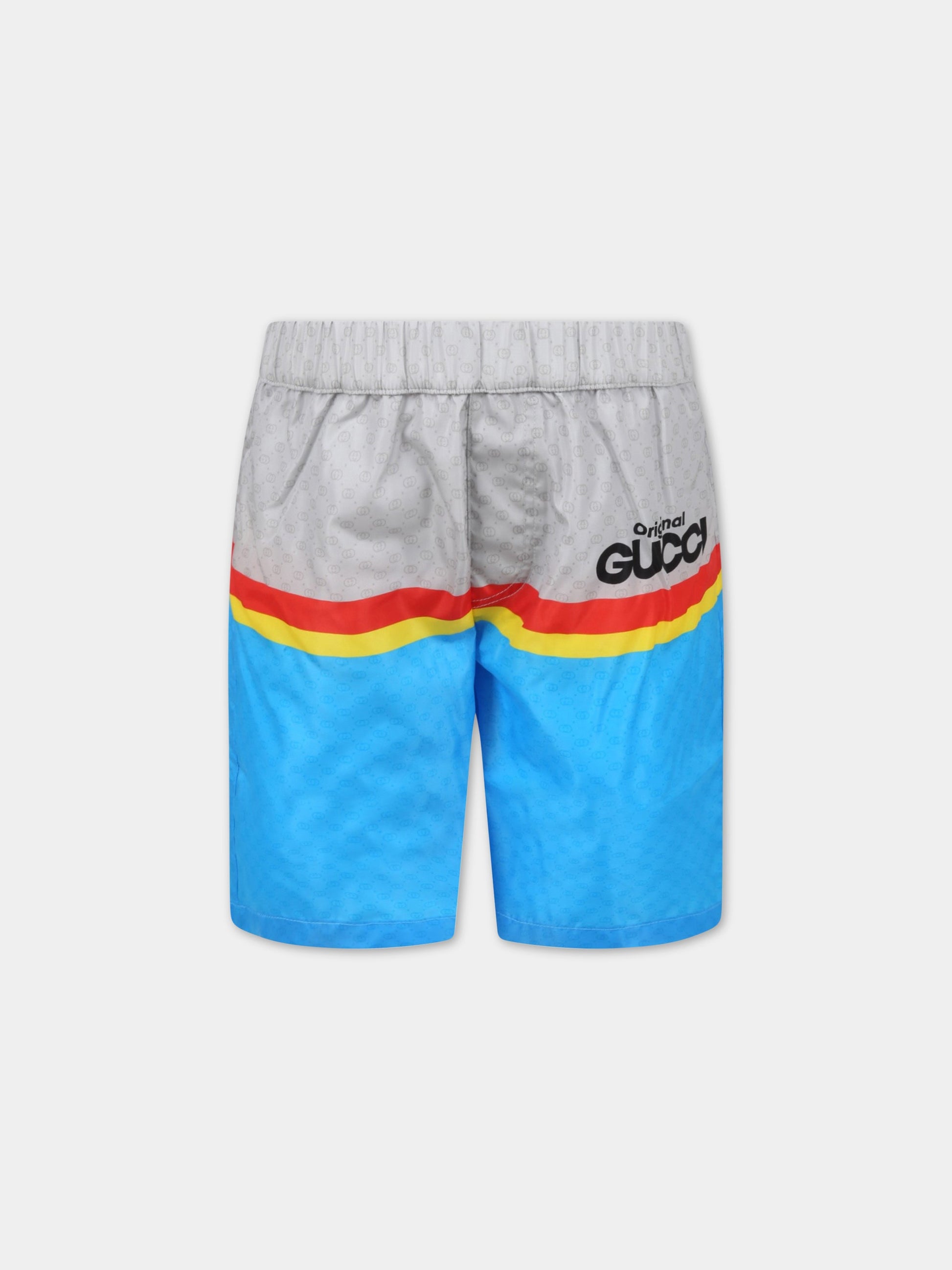 Short mare per bambino con logo,Gucci Kids,554370 XWAR8 1013