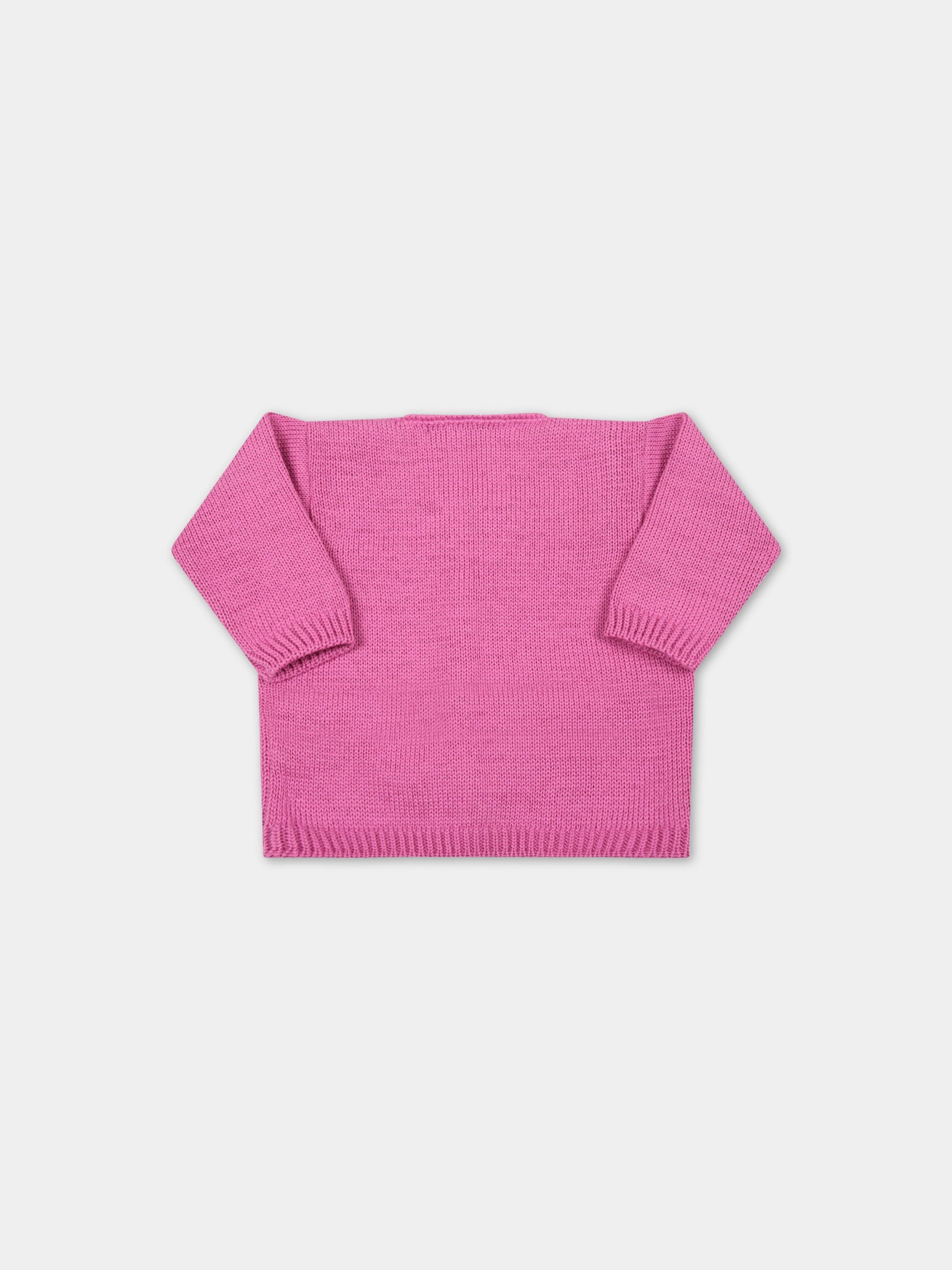 Cardigan viola per neonata,Little Bear,4003 PEONIA